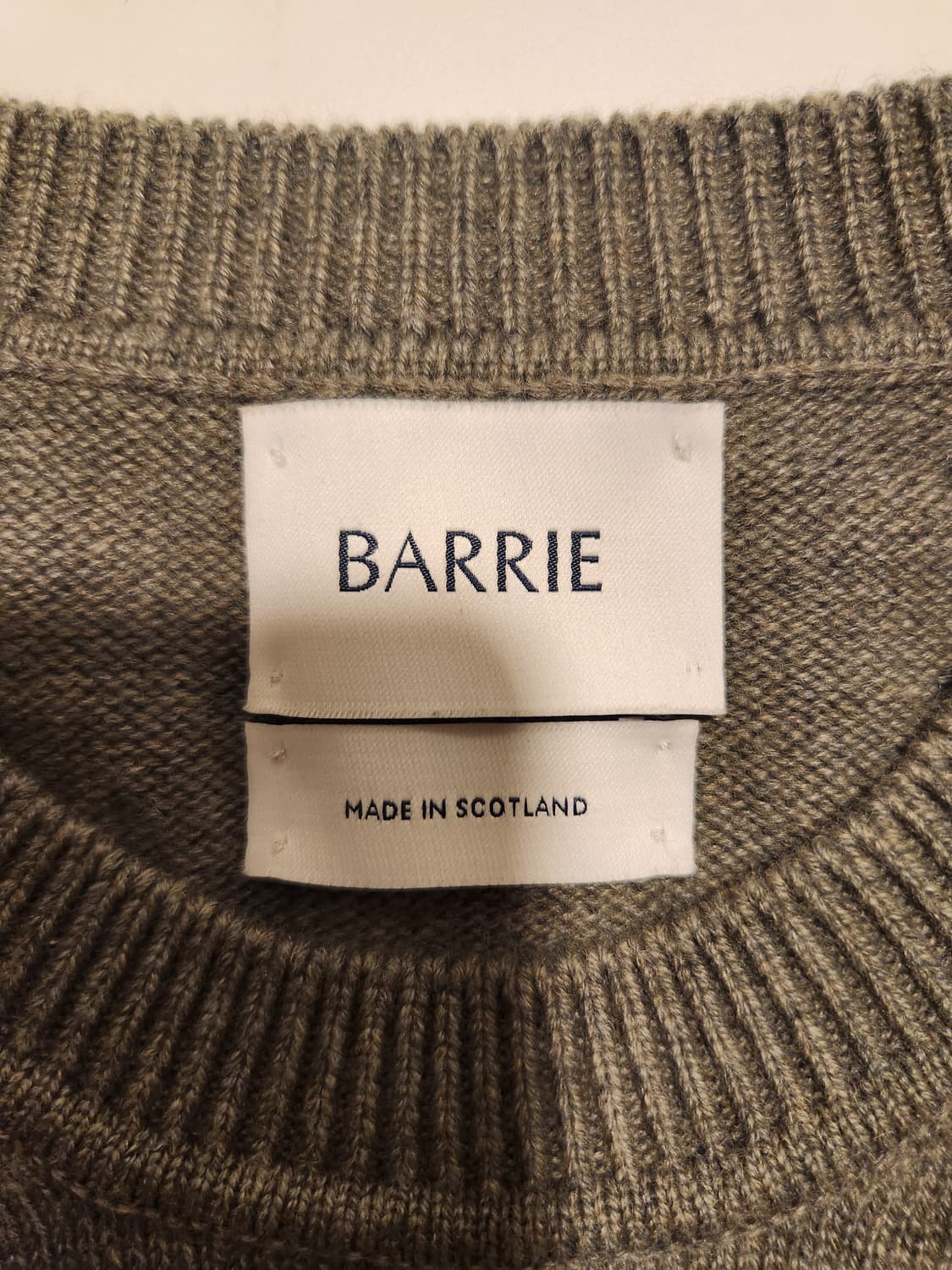 (정품)샤넬 배리 BARRIE  핑크 타탄 캐시미어 니트 상품이미지4