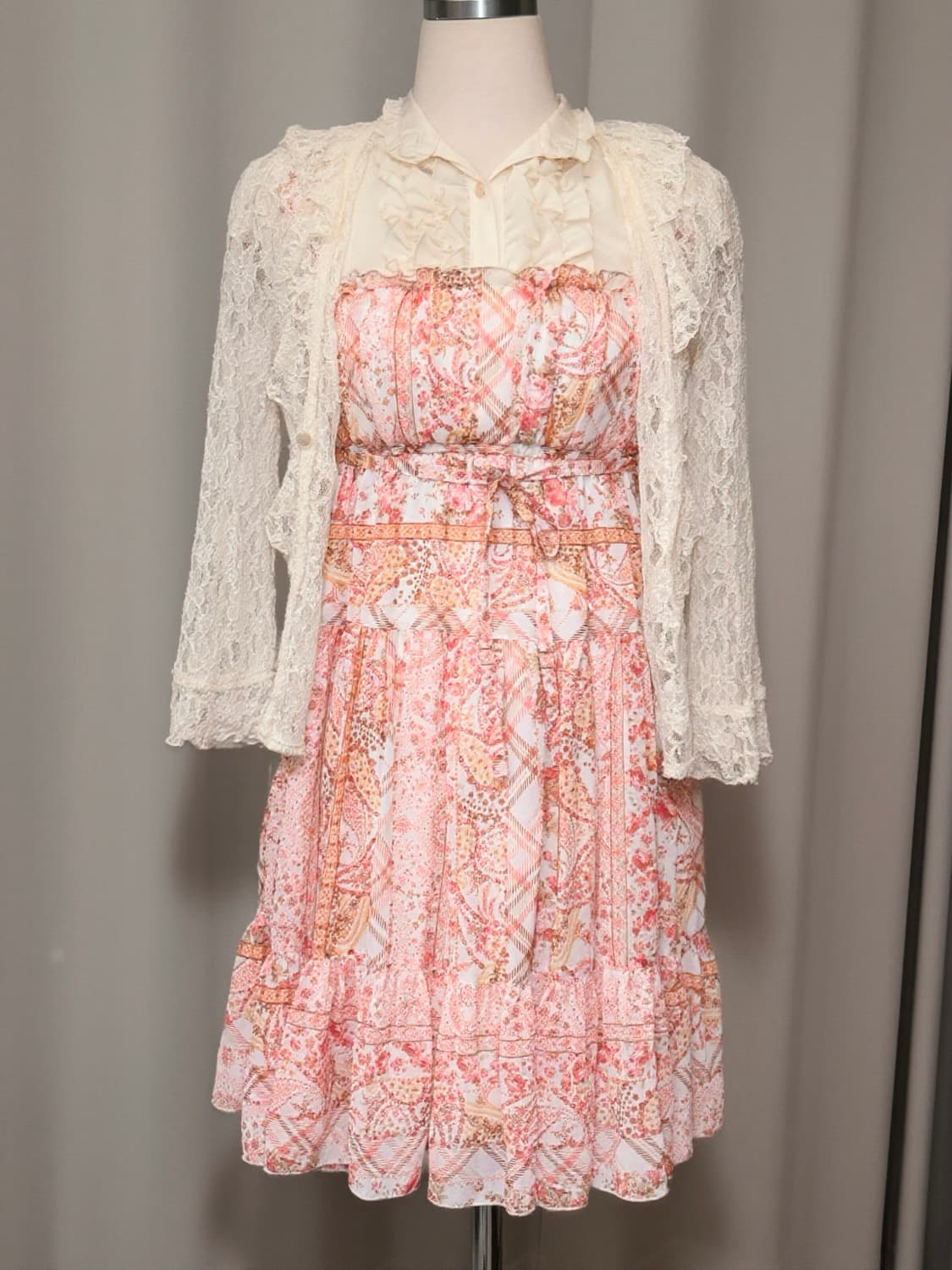 LIZ LISA  리즈리사 고전 캐미솔 플로럴 원피스 로걀 갸루 일브 상품이미지2