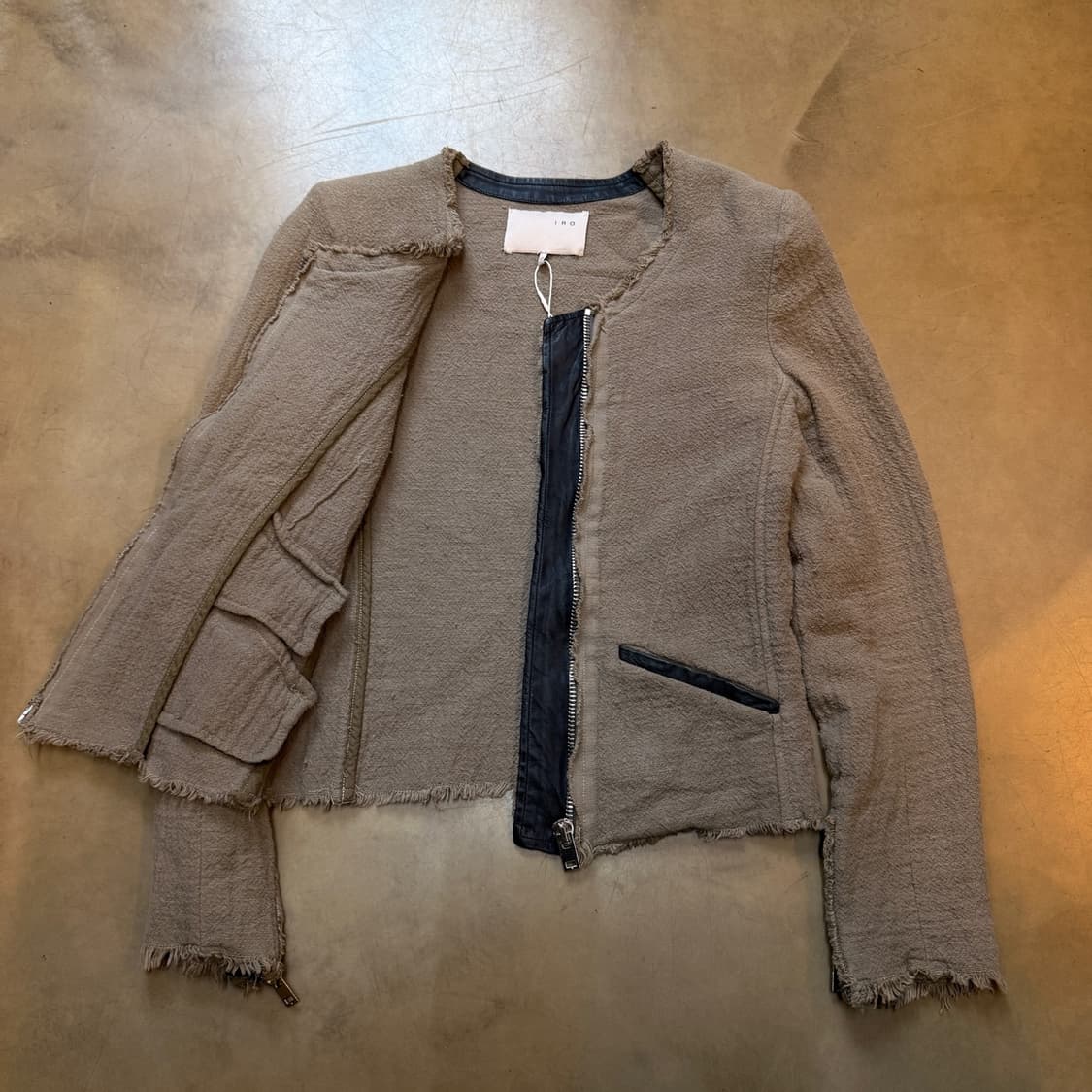 이로 IRO BARRY  데미지 자켓 MADE IN POLAND 상품이미지2