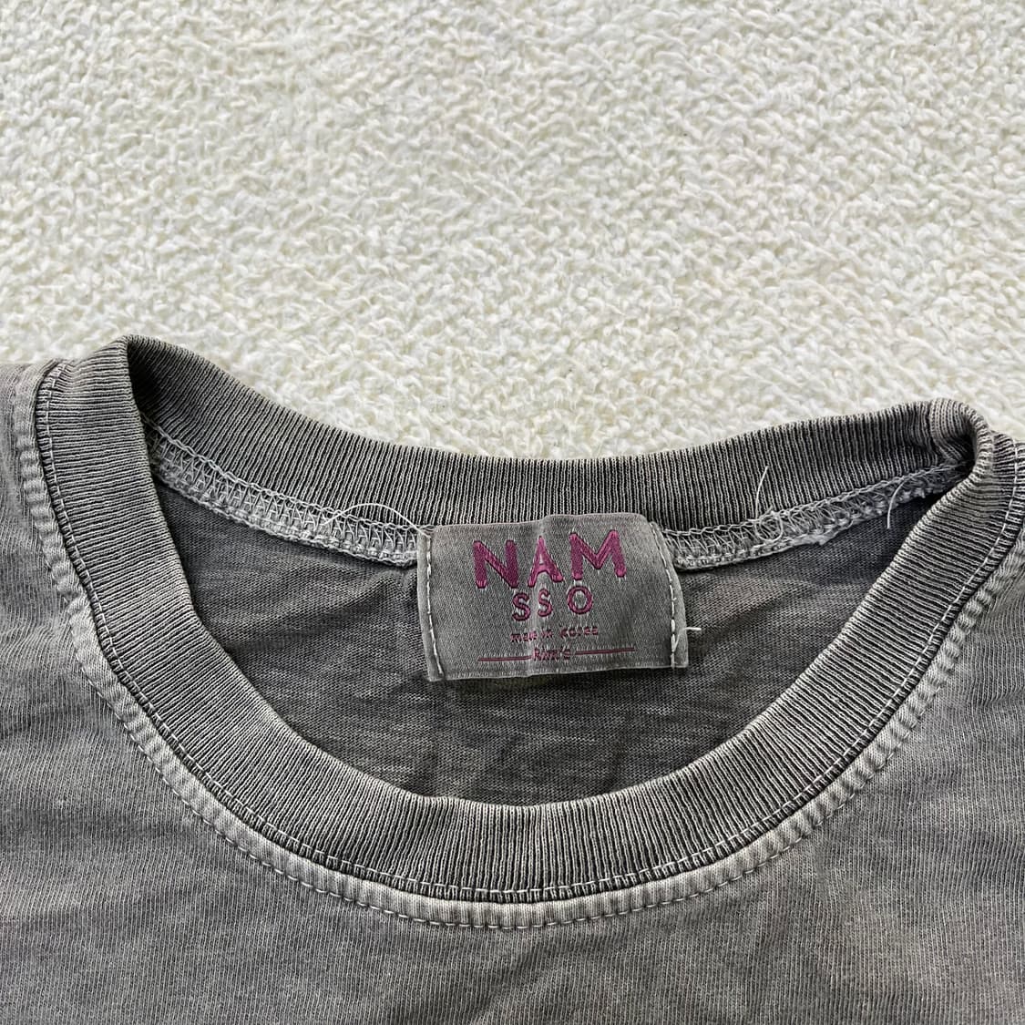 실측확인 빈티지 프린팅 반팔티 0414M 상품이미지2