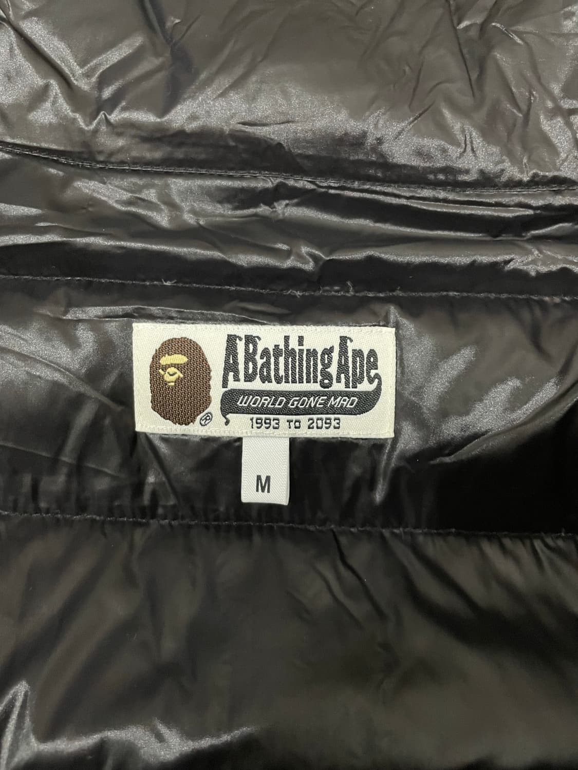 (빈티지)레어 Bape 베이프 투웨이 경량패딩 상품이미지4