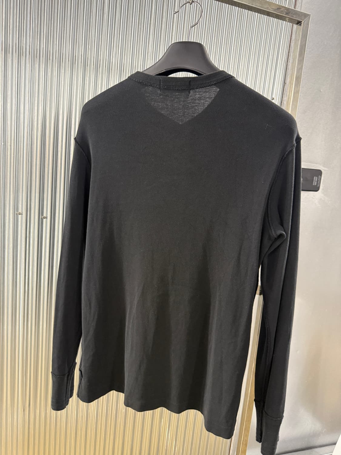폴로 랄프로렌 블랙 헨리넥 롱슬리브 L 상품이미지4
