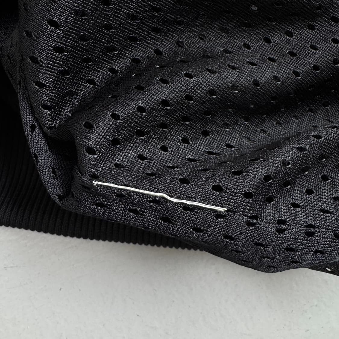 아디다스 빅로고 파이어버드 검금 메쉬 크롭 트랙탑 져지 상품이미지6