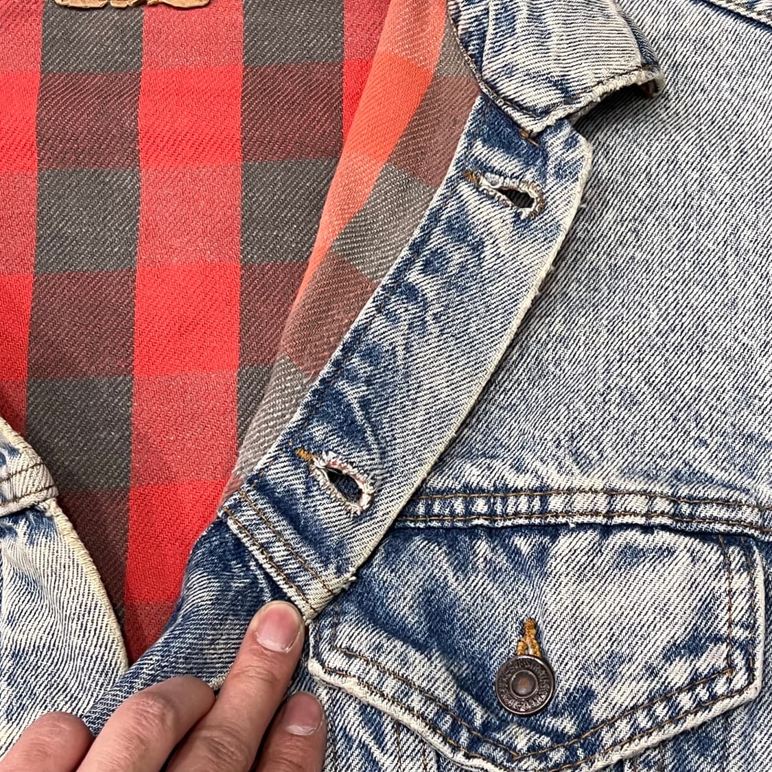  리바이스 라이닝 데님 트러커 자켓 y15661 상품이미지7