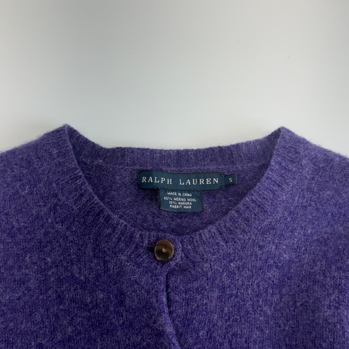 Polo 폴로 퍼플포니 퍼플 니트 가디건 상품이미지5