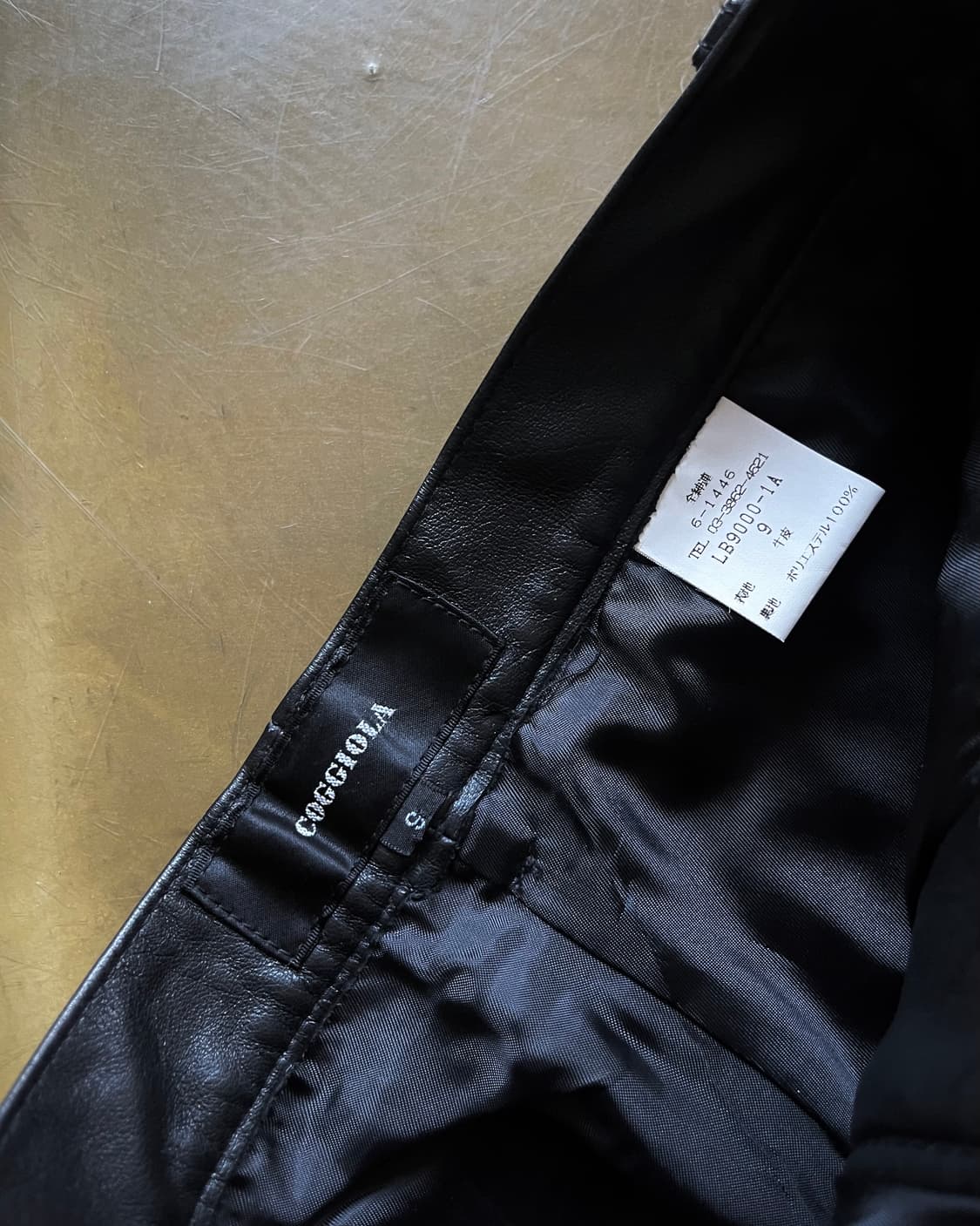 COGGIOLA Real Cowhide Leather Trouser 상품이미지7
