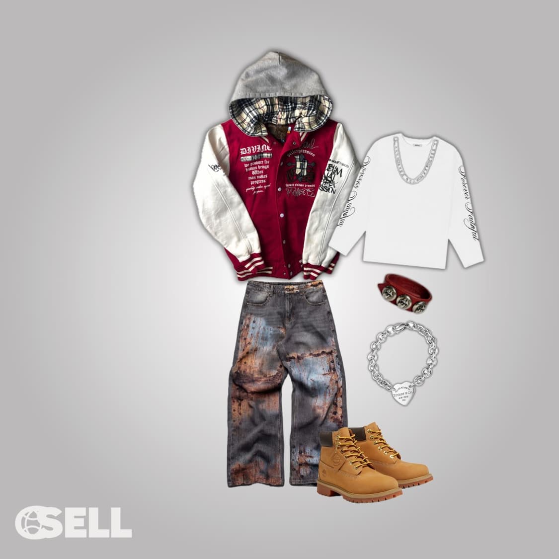 버버리깔 빈티지 체크 안감 자켓 상품이미지3