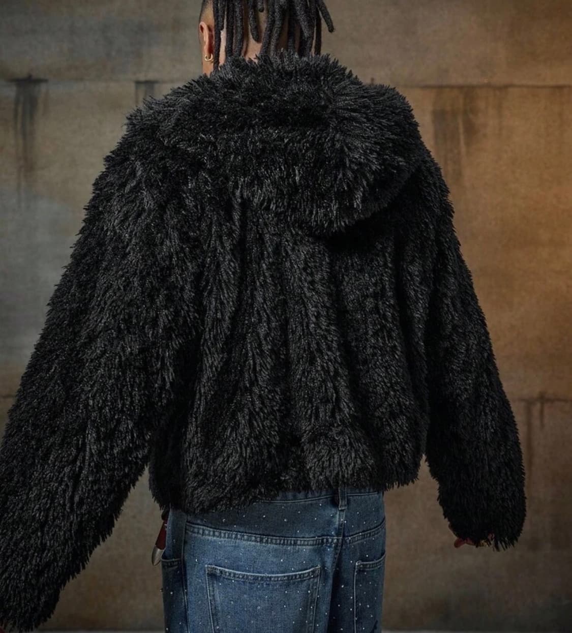 검정 퍼자켓 상품이미지2