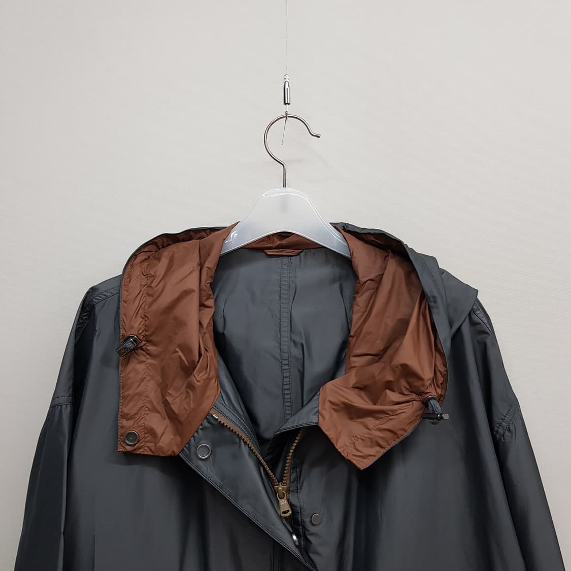 브루넬로쿠치넬리 실크 혼방 후드 롱 자켓 40사이즈 상품이미지2