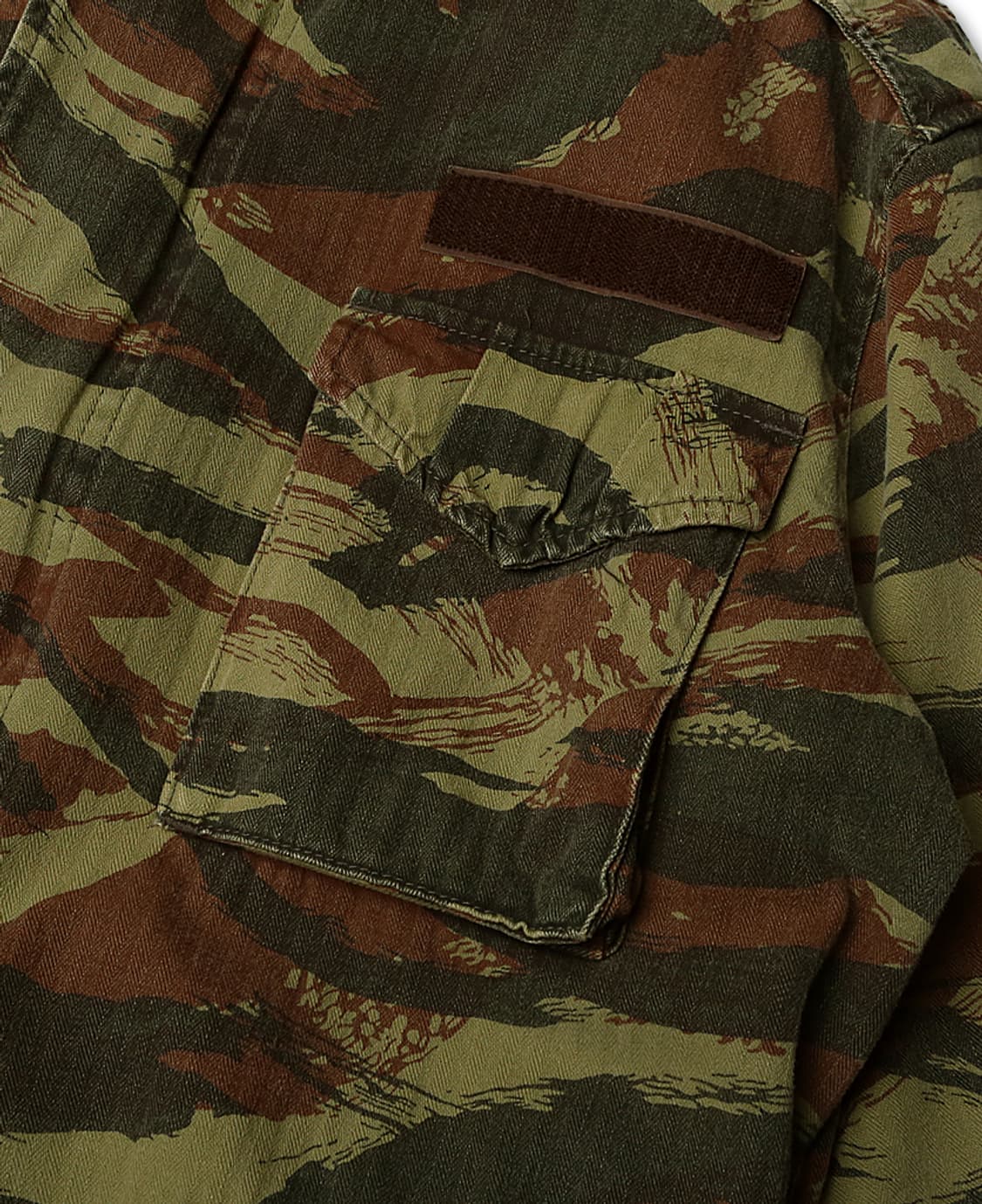 wjk [wjk] 50s 프렌치 리자드 카모플라쥬 패턴 슬림 야상 자켓 상품이미지4