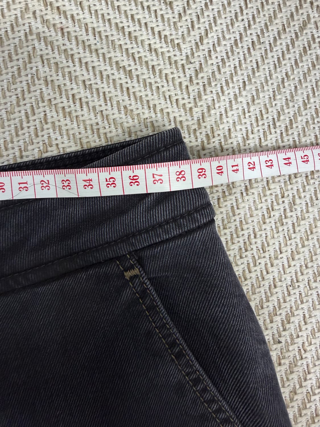 정품) 래트바이티 한섬 21ss 데님 와이드팬츠 67-98 상품이미지8