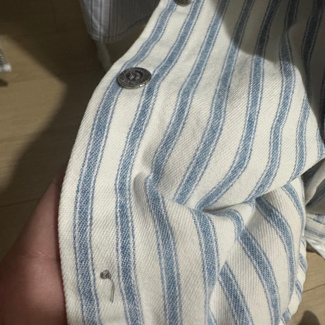 리바이스 스트라이프 셔츠 S 상품이미지5