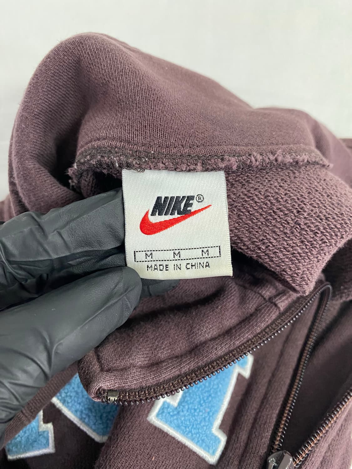 90s NIKE 나이키 재팬 반집업 맨투맨 M 상품이미지4