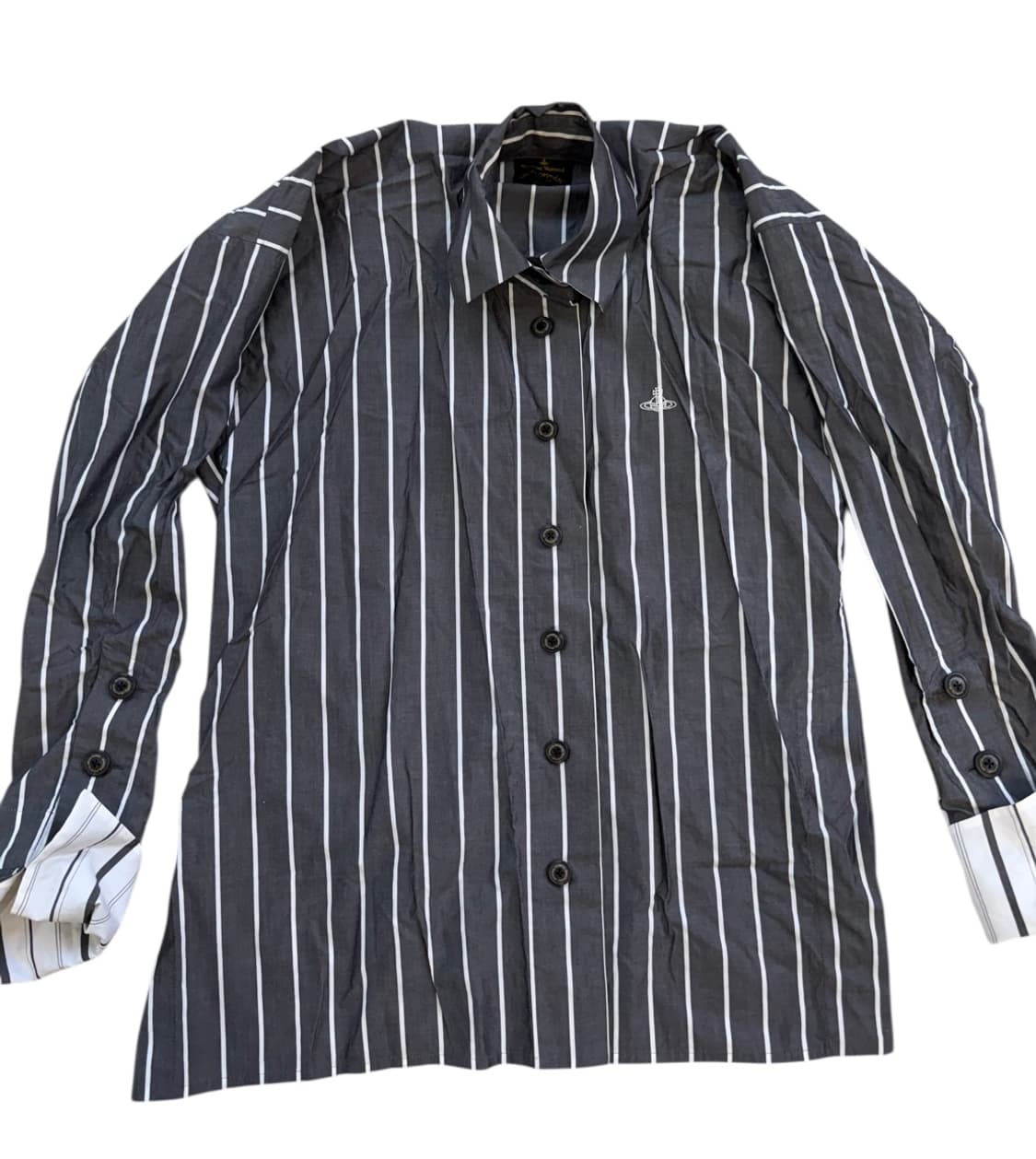 비비안 웨스트우드 스트라이프 비대칭 셔츠 상품이미지3