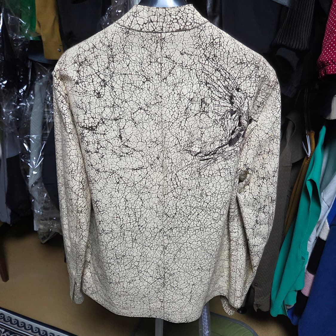 크랙 가죽 자켓 상품이미지2