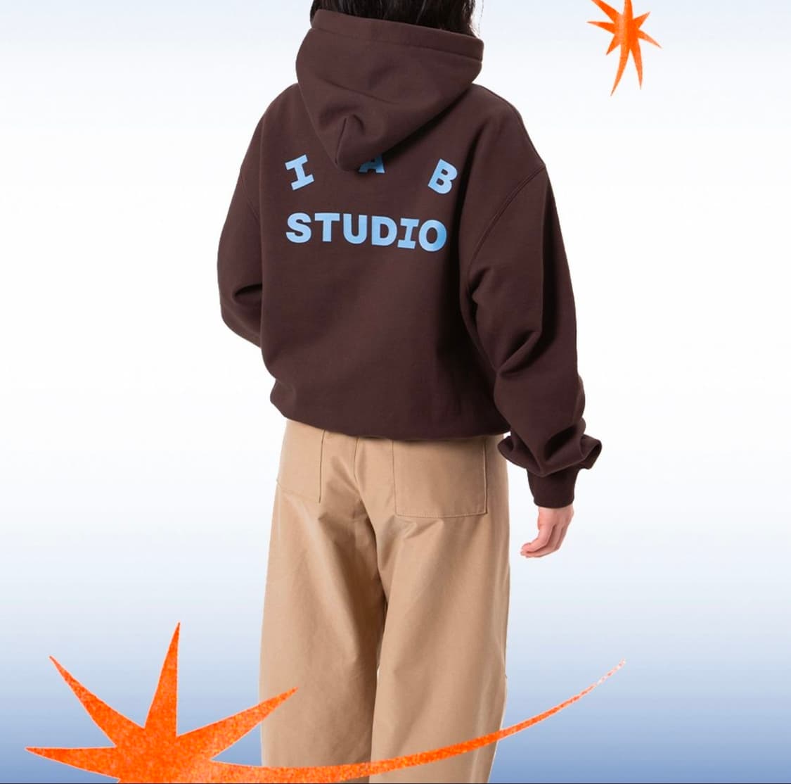 [L] IAB Studio 붉은 말 레드 홀스 후디 브라운 상품이미지1