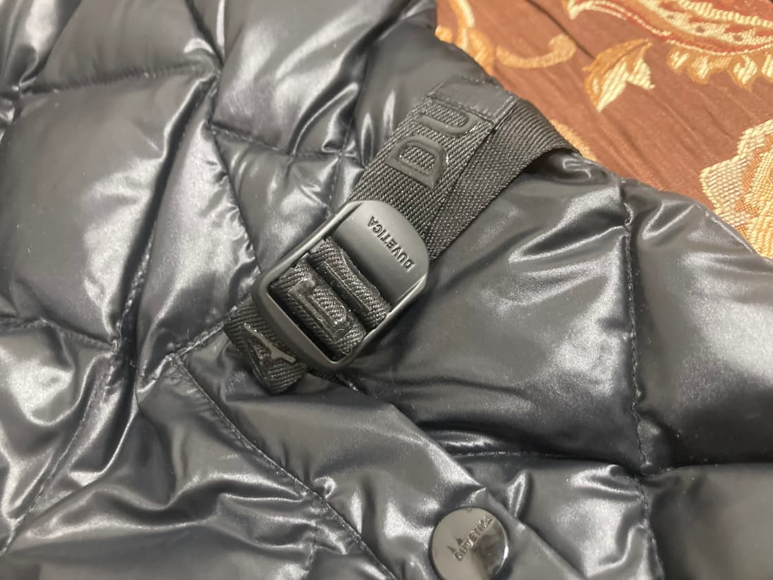 듀베티카 블랙 퀼팅 롱패딩 노사델라 상품이미지8