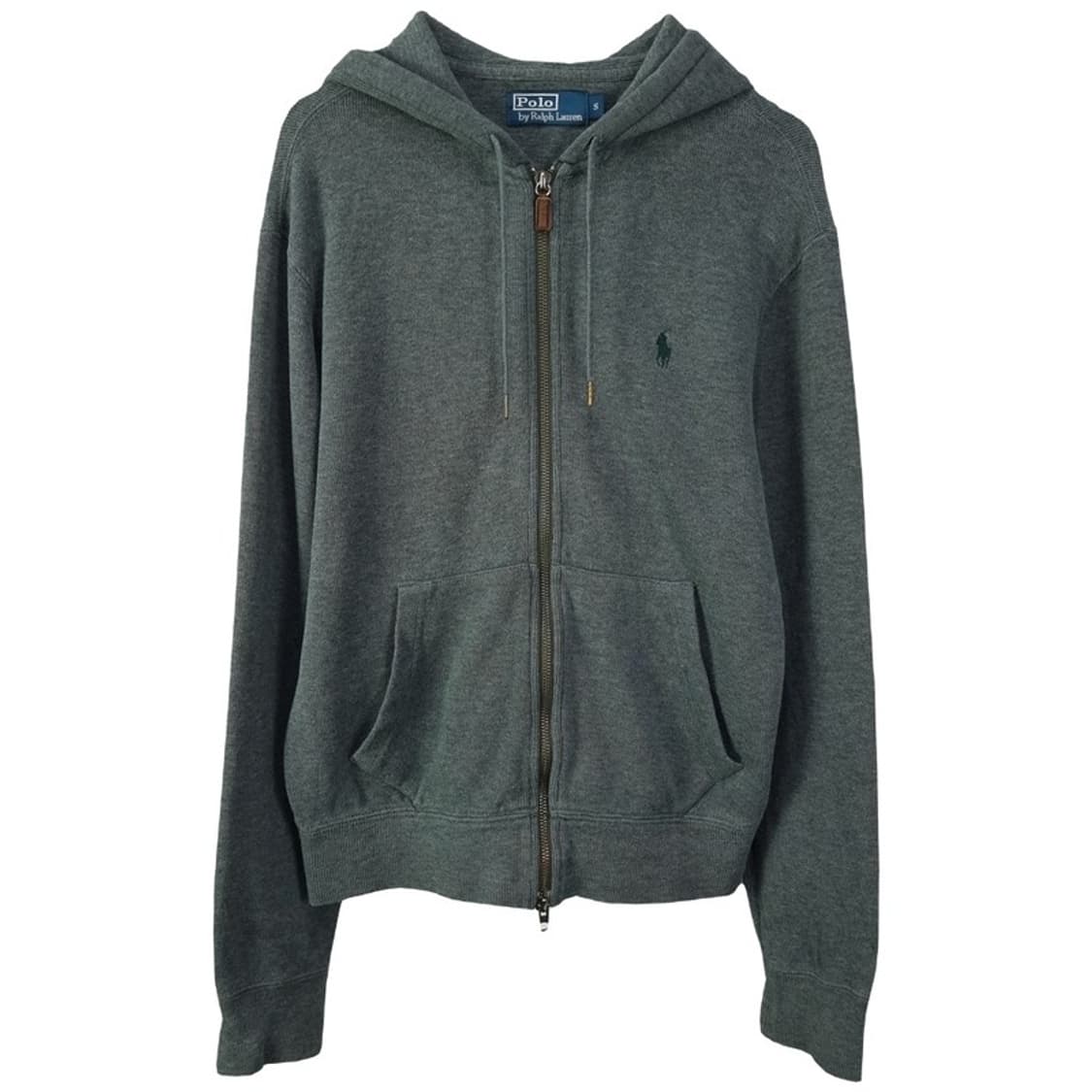 [폴로 랄프로렌] 포니 로고 자수 니트 후드 집업 그레이 M20093 상품이미지2