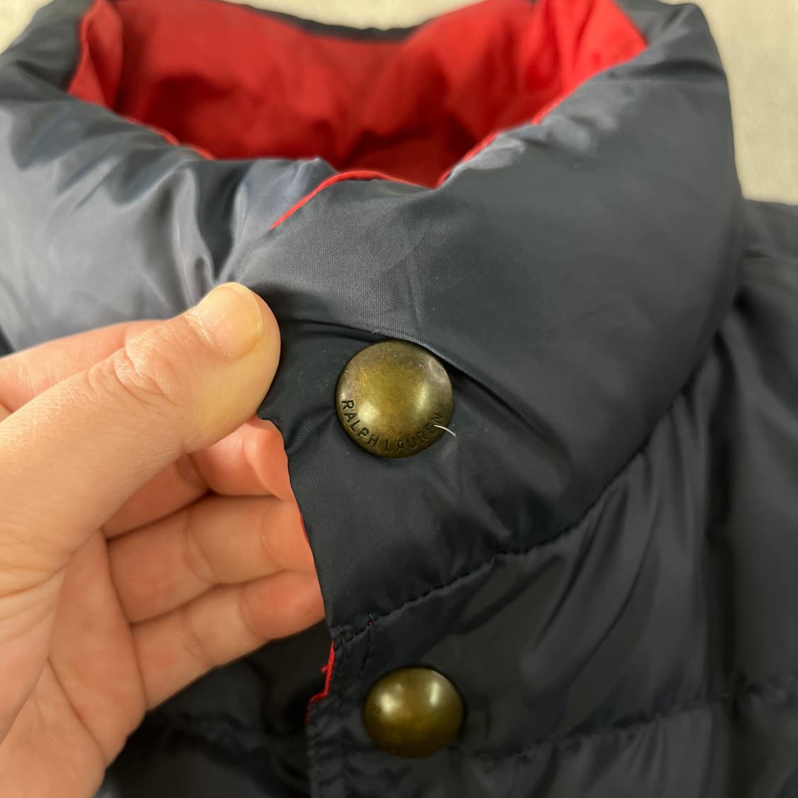 105 폴로랄프로렌 리버시블 구스다운 조끼패딩 상품이미지6