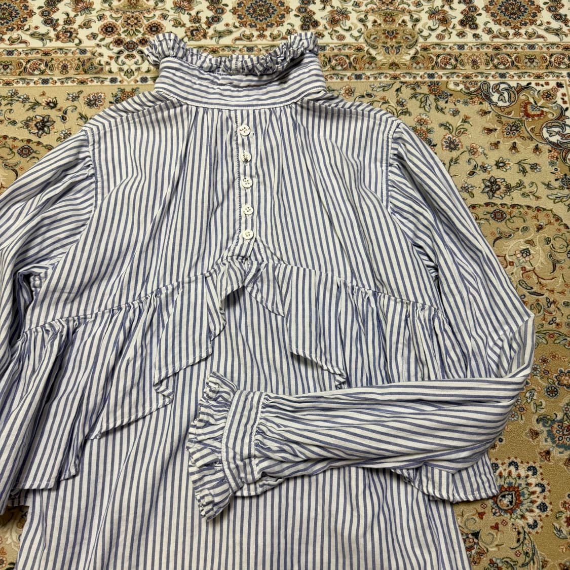 캐피탈 스트라이프 프릴 셔츠 Kapital Frill shirts 상품이미지3