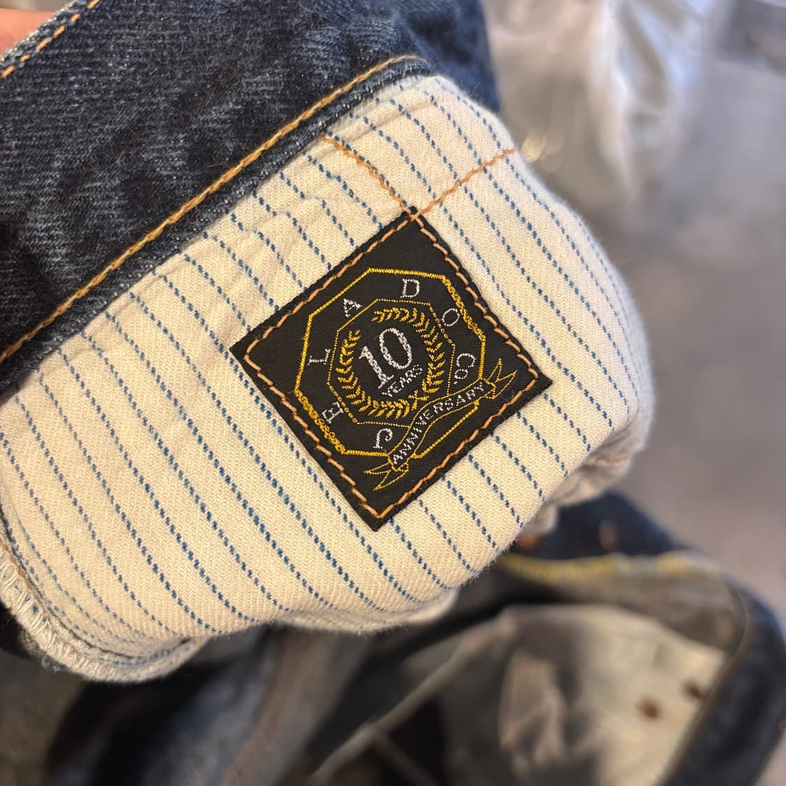 일본 제라도 10주년 노벨 클래식 로우 셀비지 데님 팬츠 zzz 상품이미지10