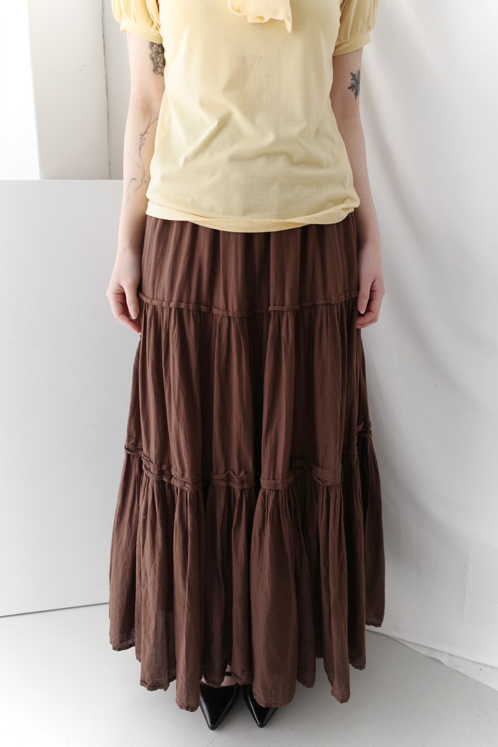 cancan shirring skirt 상품이미지3