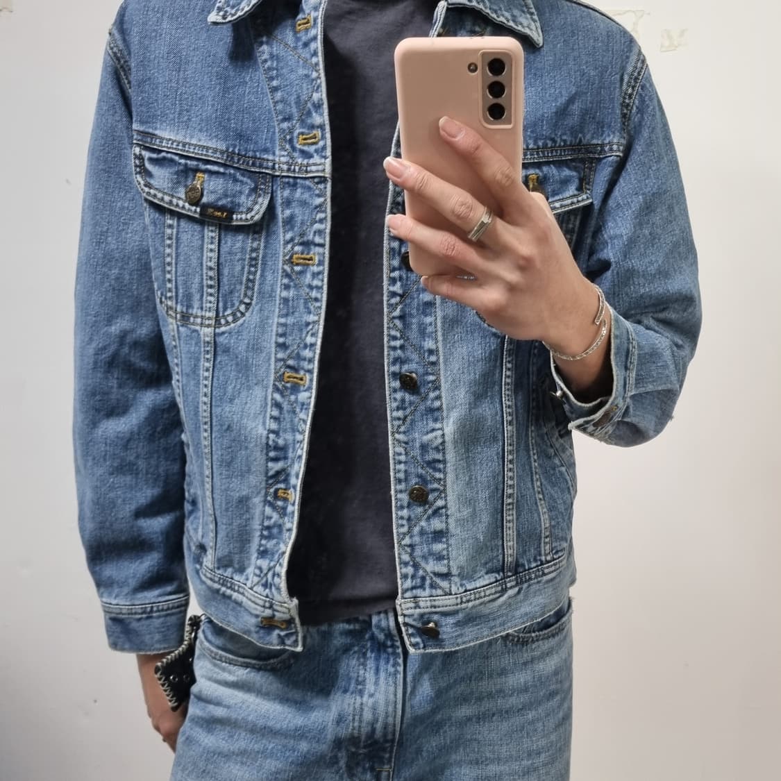 LEE 크롭 데님 트러커 자켓  상품이미지3