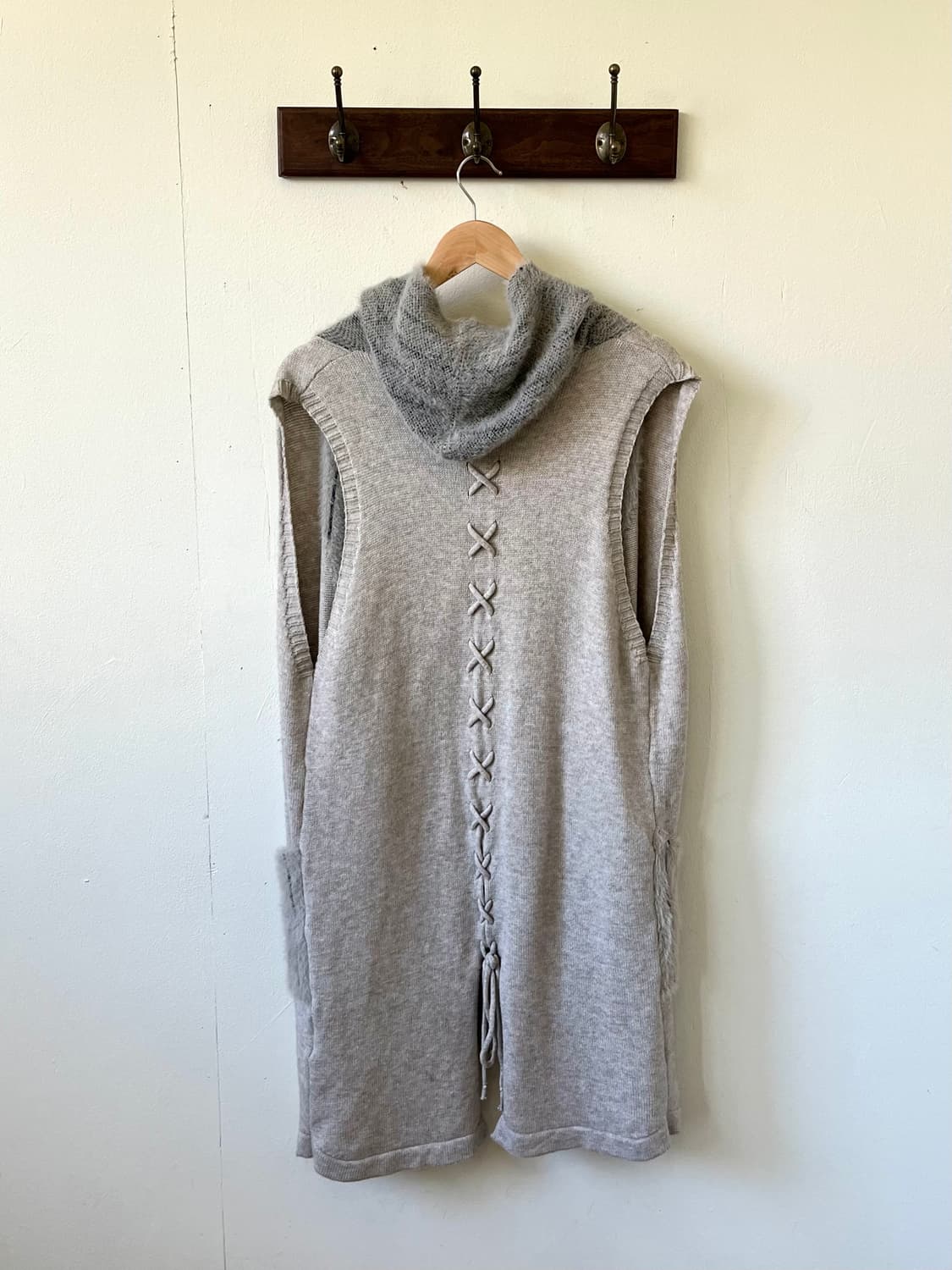 T’S COLLECTION 오트밀 롱 가디건 상품이미지3