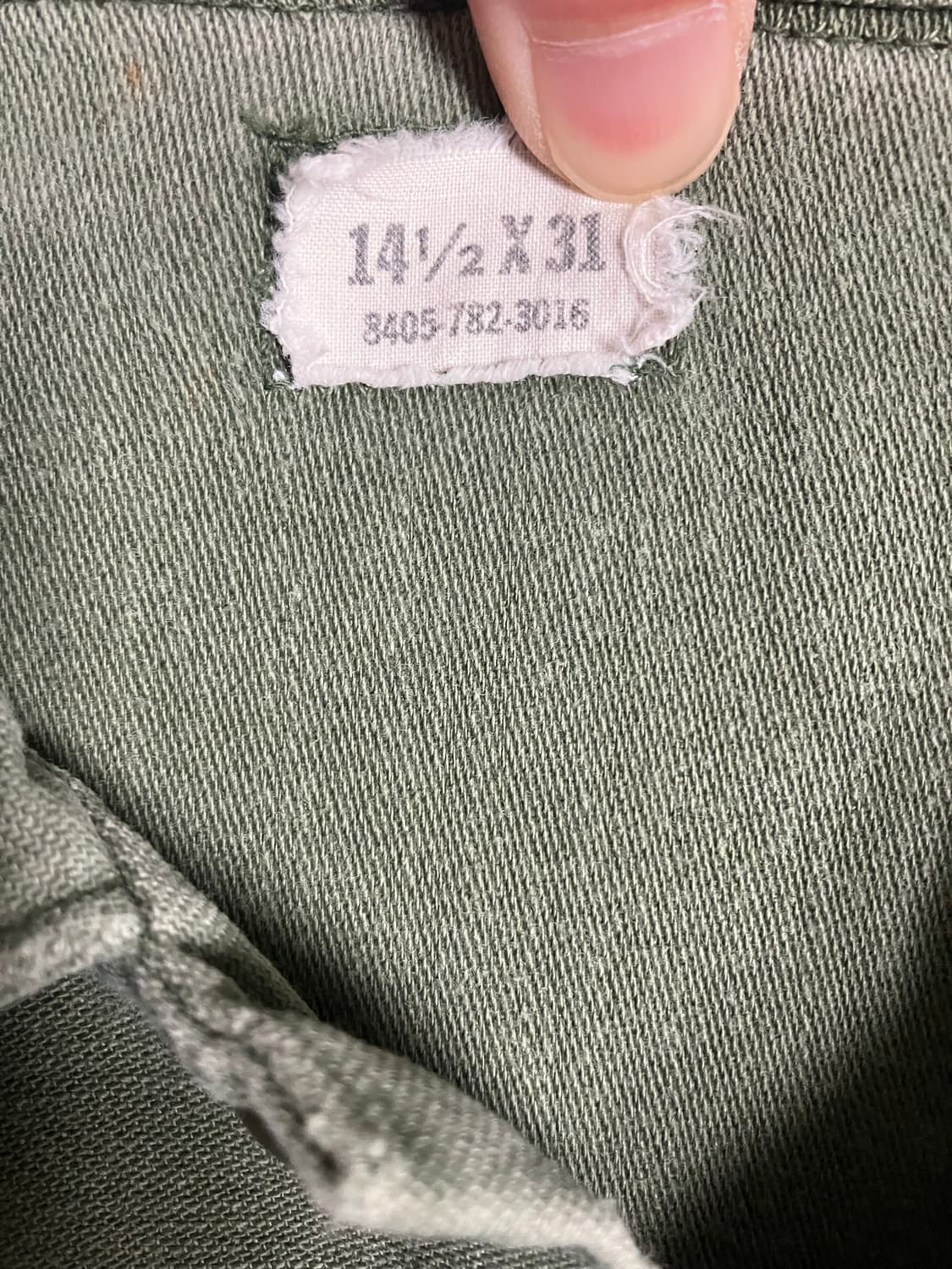 70s us army og107 퍼티그셔츠 상품이미지3
