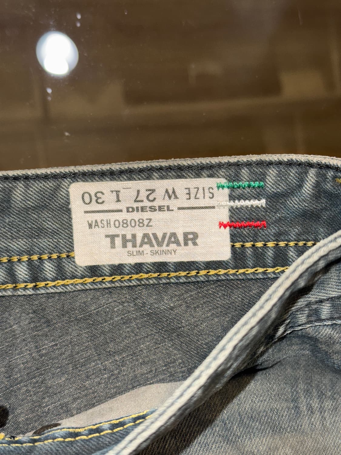 Diesel 디젤 빈티지 워싱 데님팬츠 상품이미지7