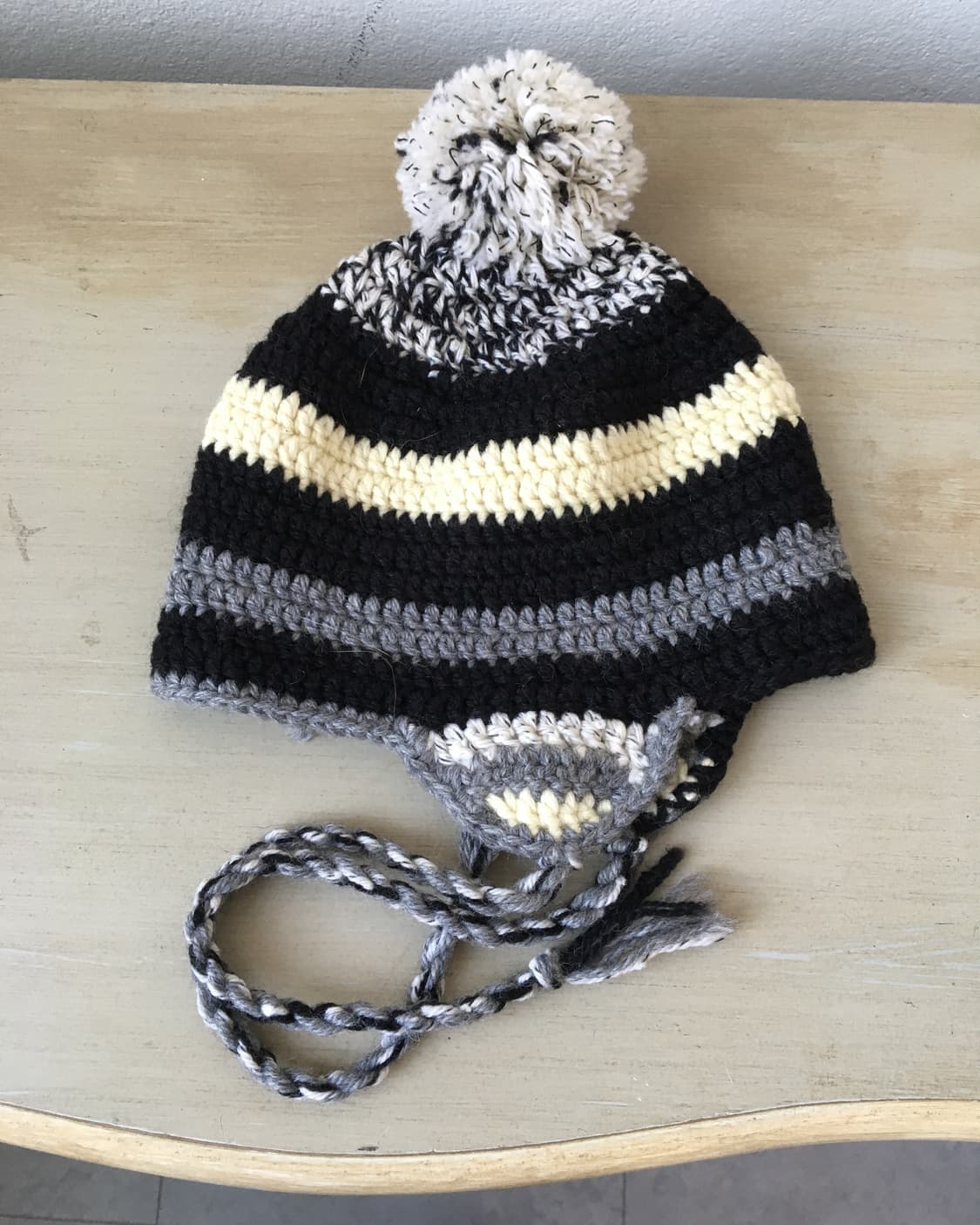 pom pattern knit beanie 상품이미지3