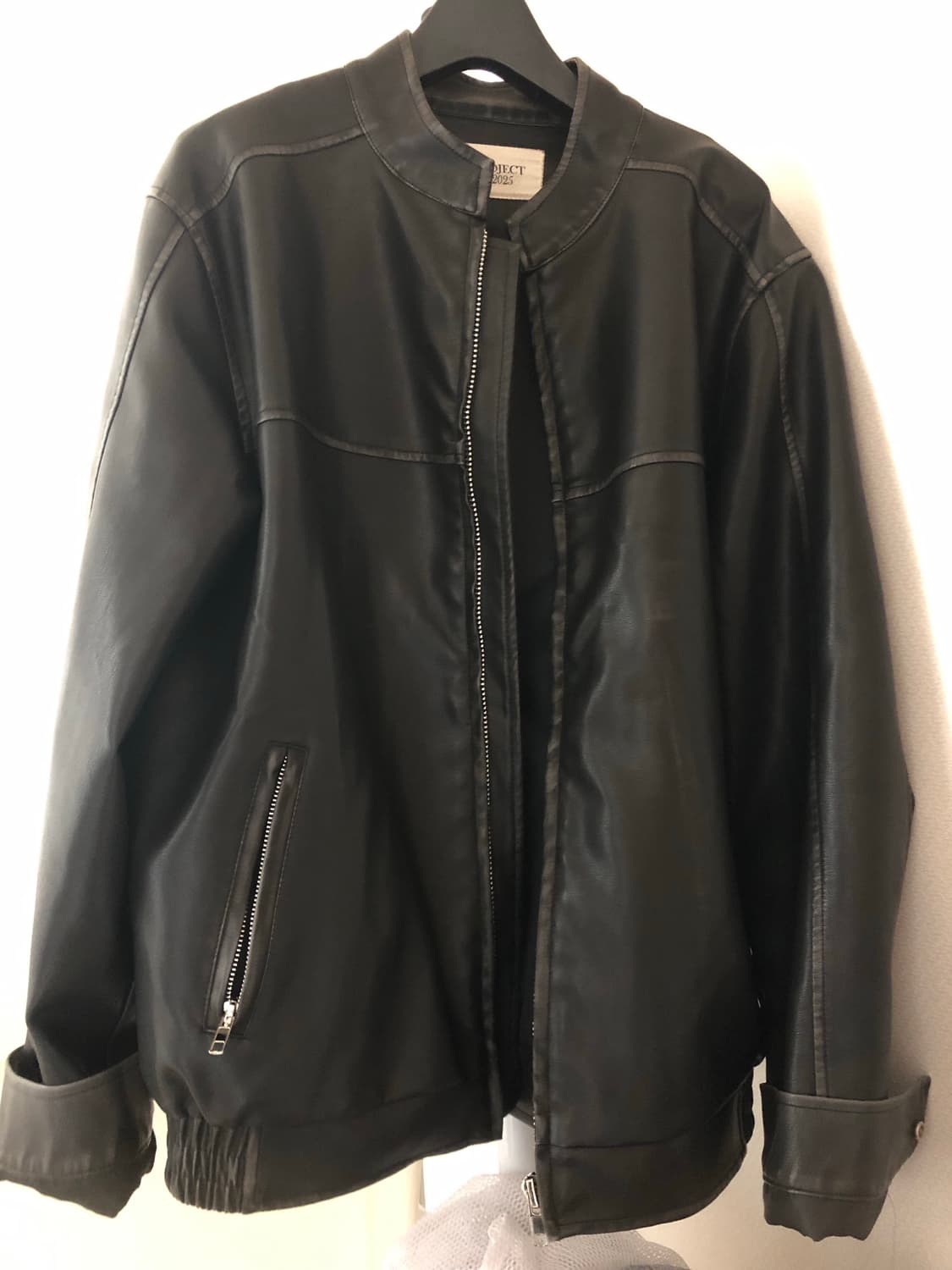 플리즈프로젝트 레더자켓 상품이미지1