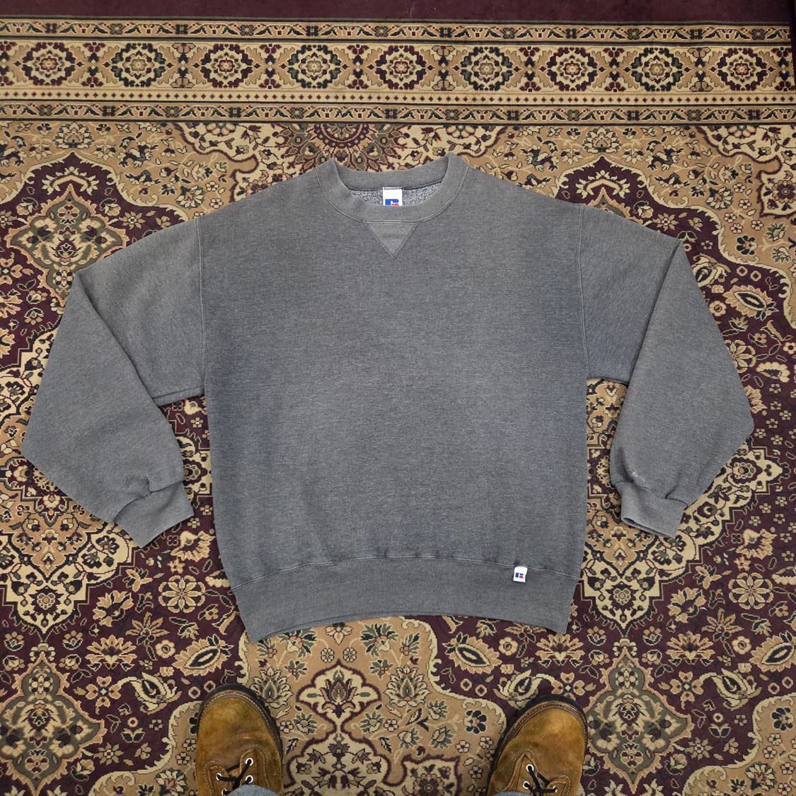 90s 빈티지 러셀 스웻셔츠 다크 그레이 M 상품이미지1