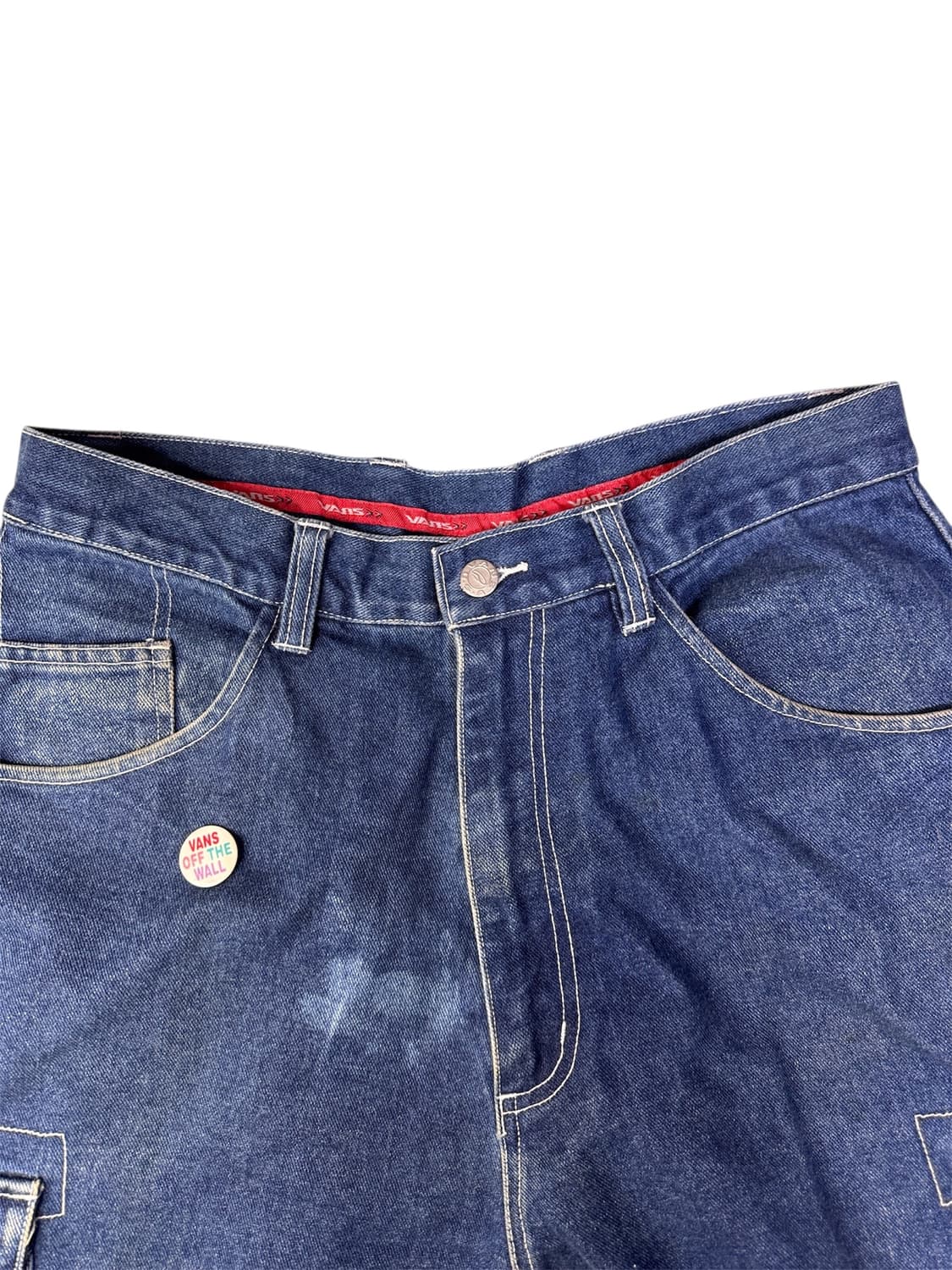 빈티지 90s 반스 스케이트 VANS 카고 헤비 데님  L 상품이미지2