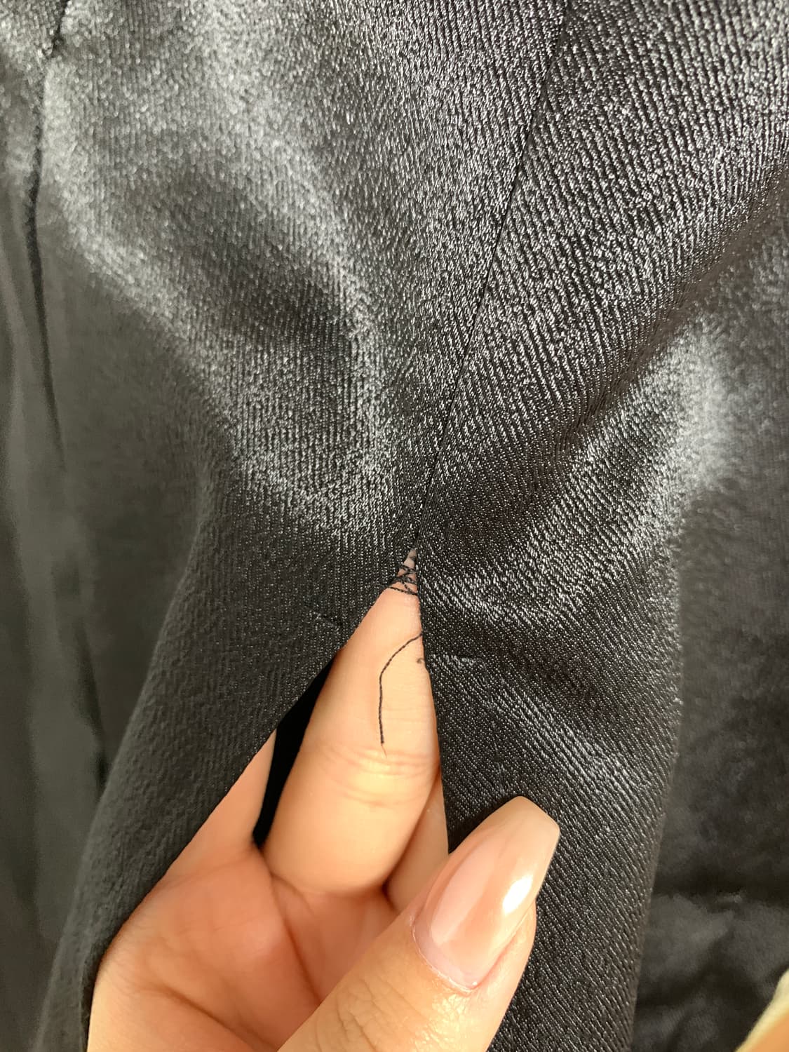 보헤미안 서울 새틴 롱 스커트 상품이미지4