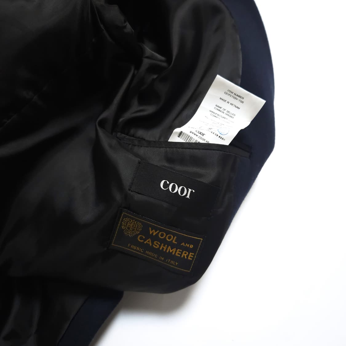 쿠어 MTR 울 캐시미어 더블 롱코트 상품이미지5