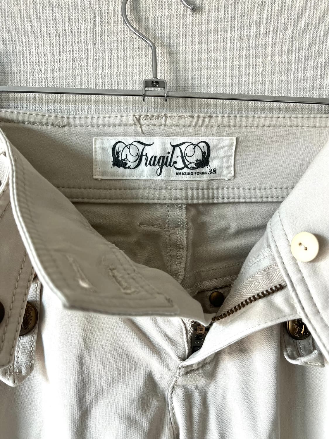 FIAGILE 카고 포켓 로우라이즈 팬츠 상품이미지4