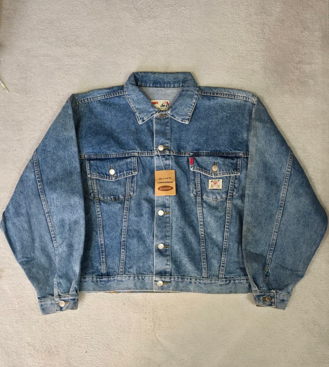 Chevignon 쉐비뇽 웨스턴웨어 데님 숏자켓 상품이미지2