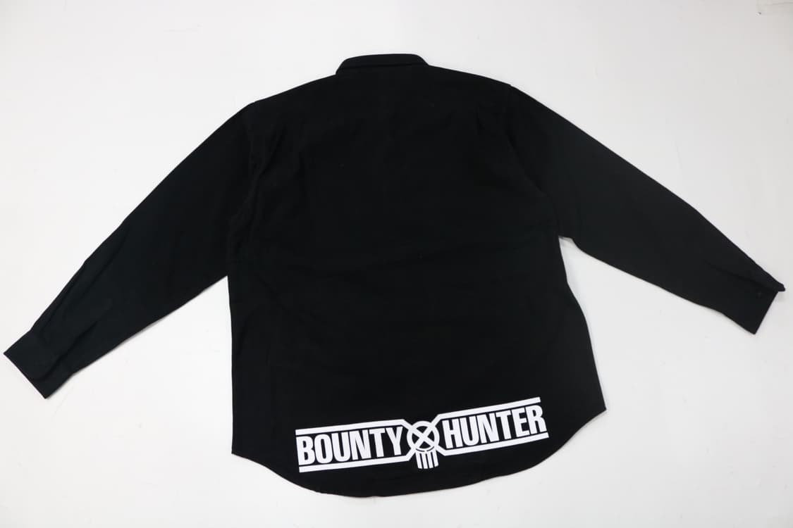 BOUNTY HUNTER 바운티 헌터 BxH 빅로고 블랙 워크 셔츠 L 상품이미지7