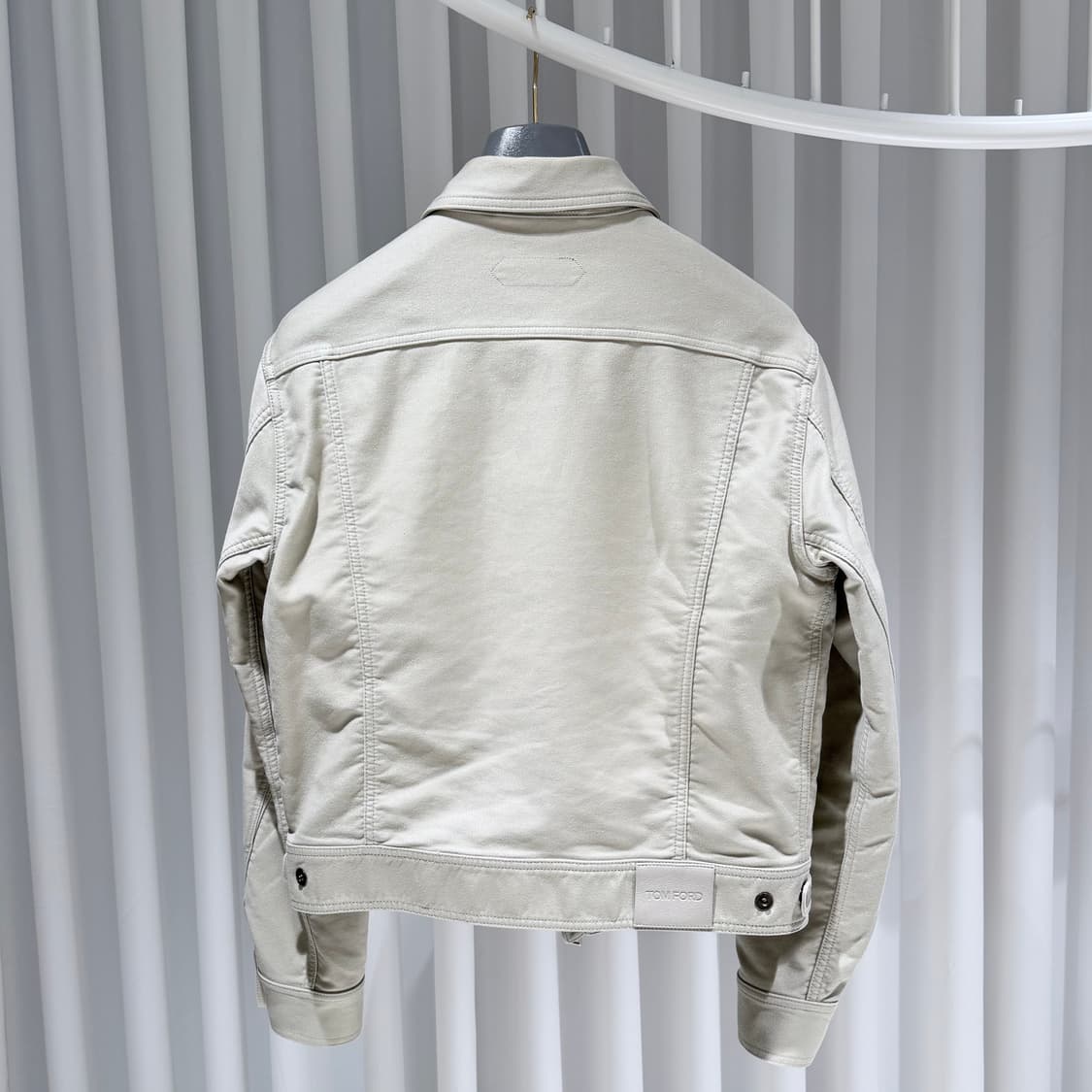 50 / 톰포드 베이지 브러시드 코튼 블루종 자켓 상품이미지5