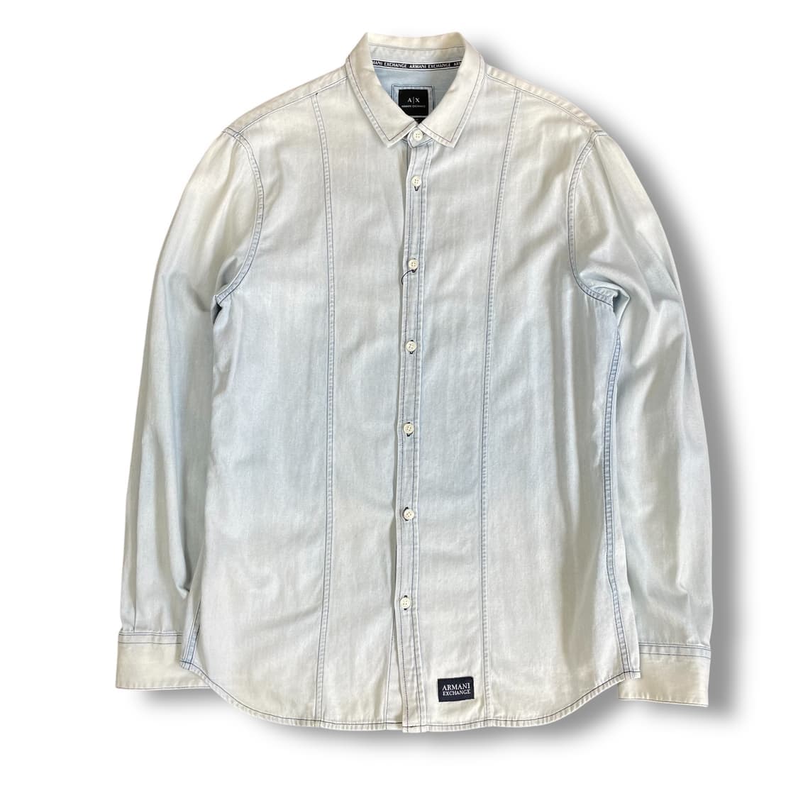 아르마니 익스체인지 레귤러 데님 셔츠 95 상품이미지1