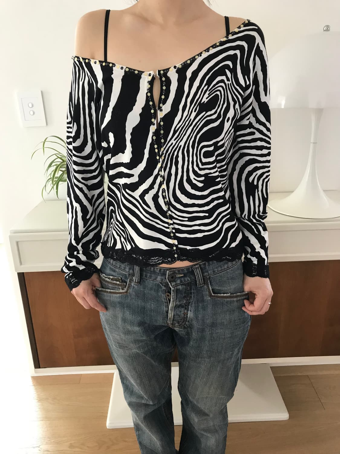 vintage pattern cardigan  상품이미지1