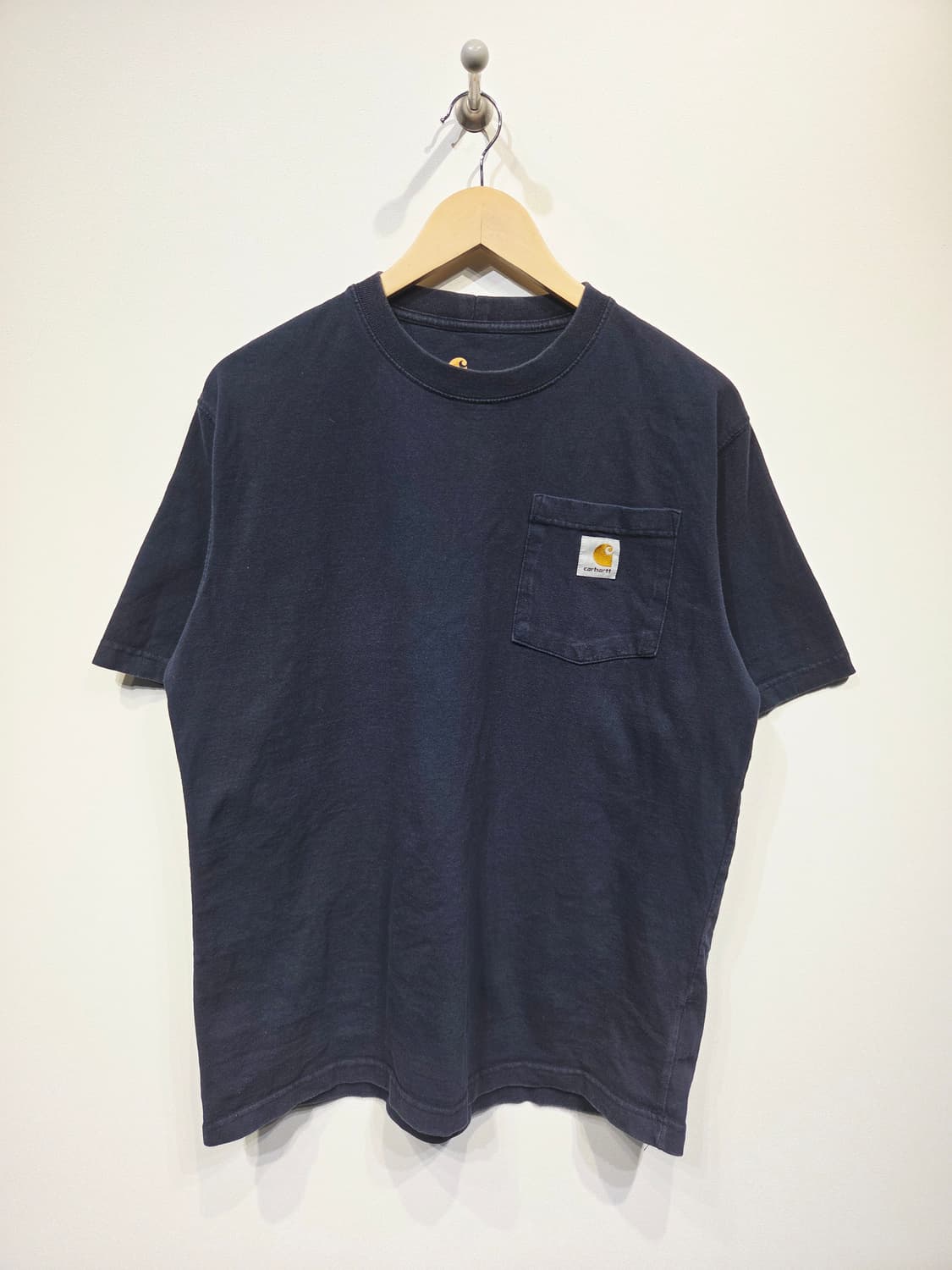 칼하트 포켓 반팔 티셔츠 네이비_S 상품이미지2