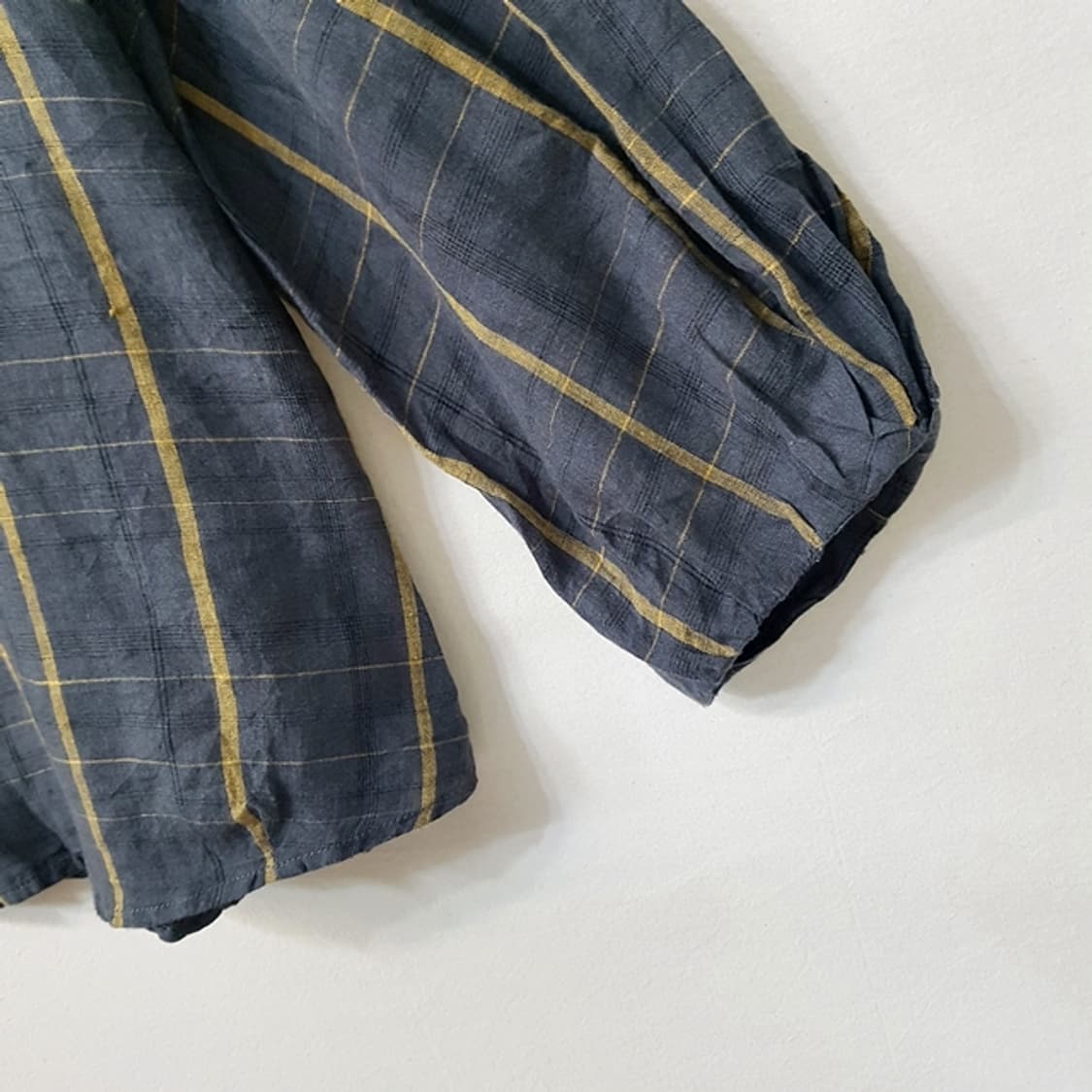 Le ciel a TEMPS DOUX 린넨 100% 블라우스 카키 상품이미지4