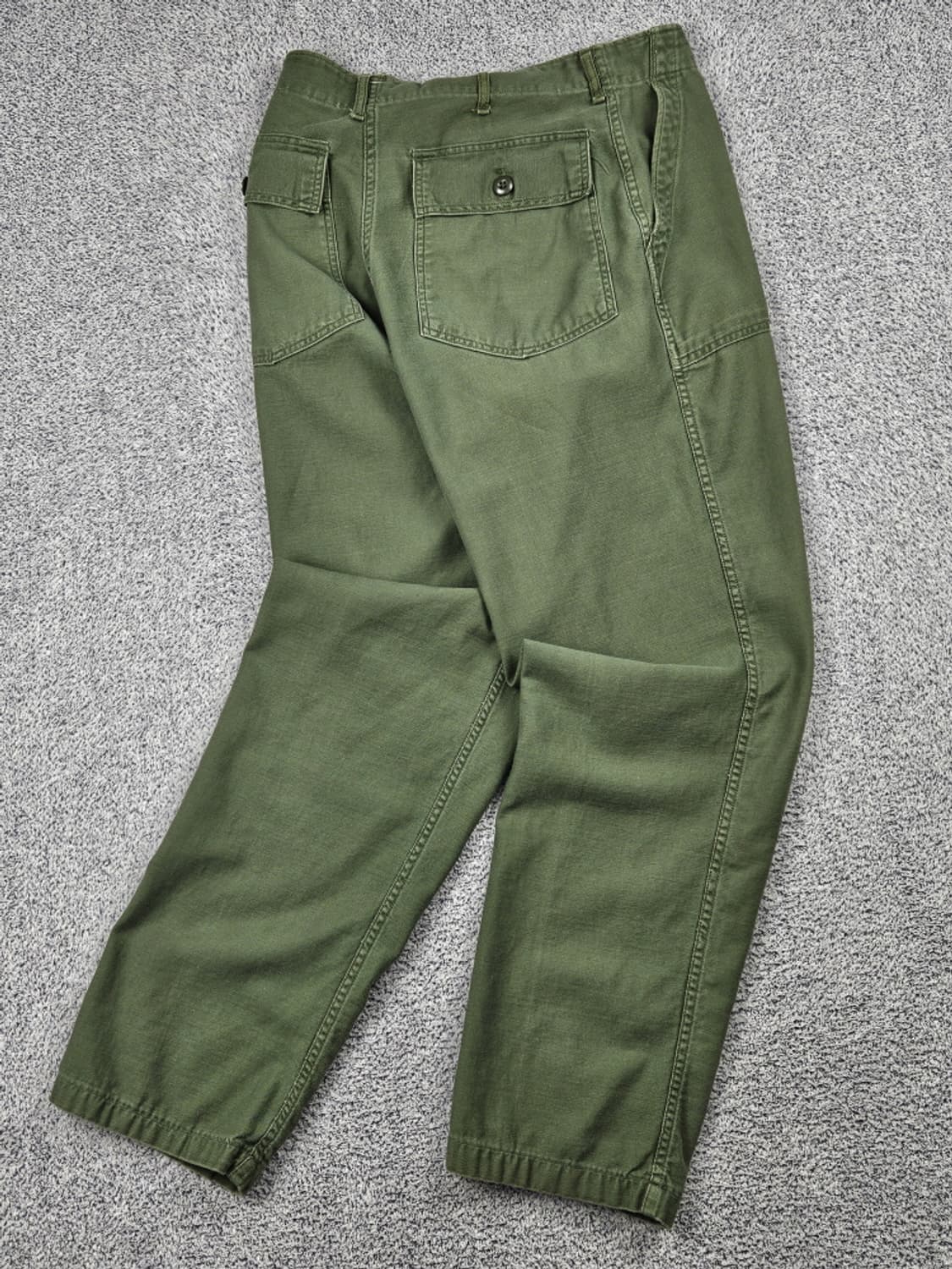 70's U.S ARMY 전기형 퍼티그 팬츠 (34X33) / 10335 상품이미지3