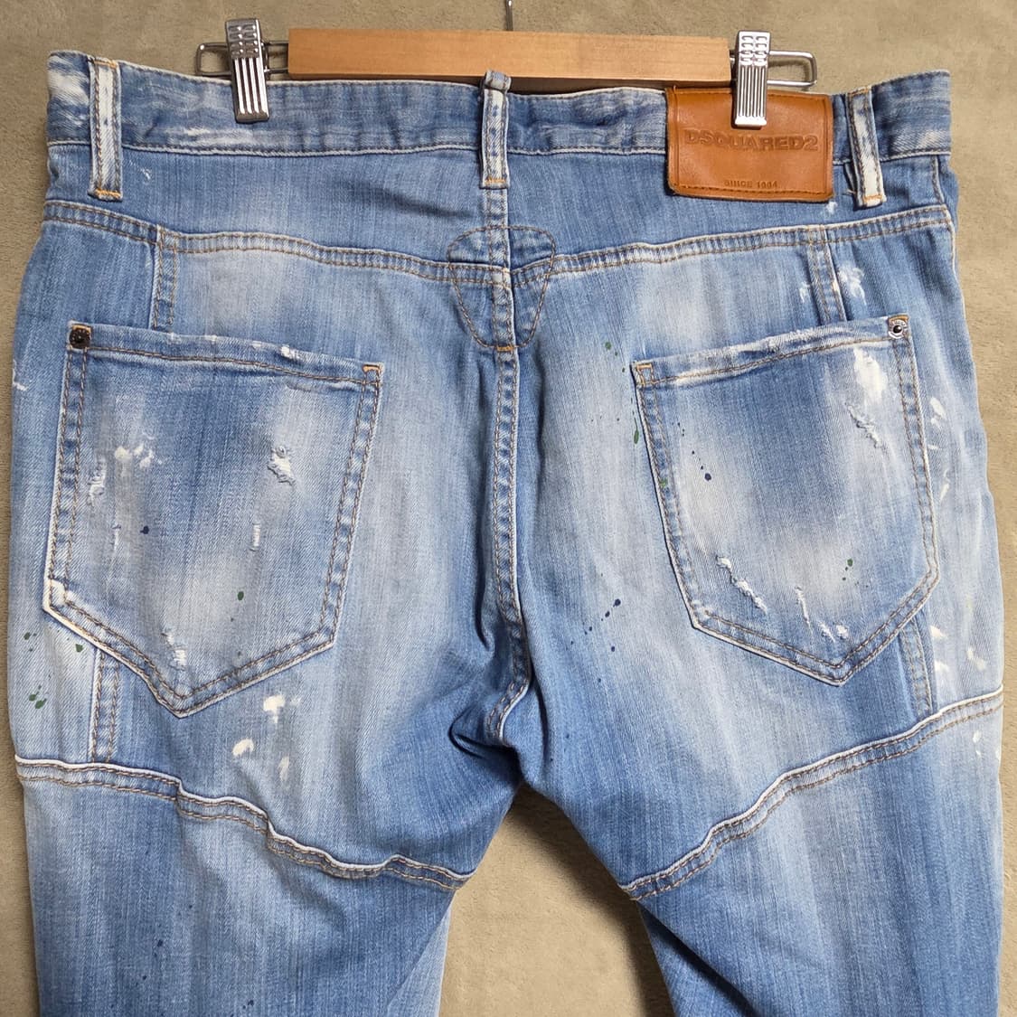 디스퀘어드2 데미지 워싱 진 청바지 남자바지 52 (34-36) 상품이미지2