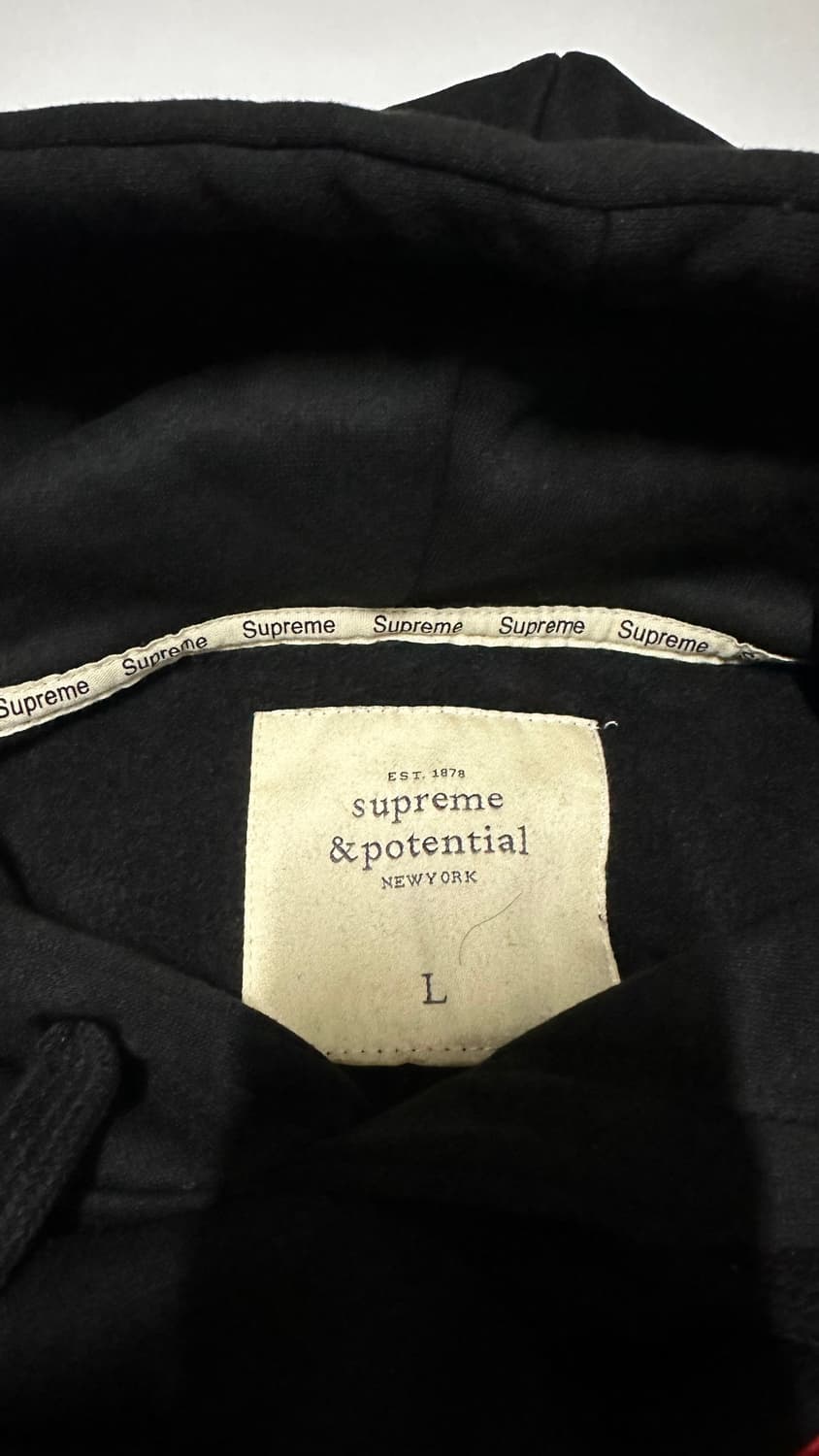 슈프림 박스 로고 후드티 블랙 색상 L사이즈입니다 상품이미지6