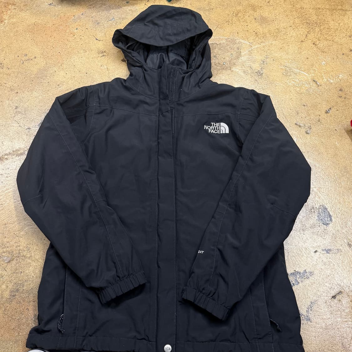 [정품/M] 노스페이스 블랙 후드 바람막이 자켓 b8 상품이미지2