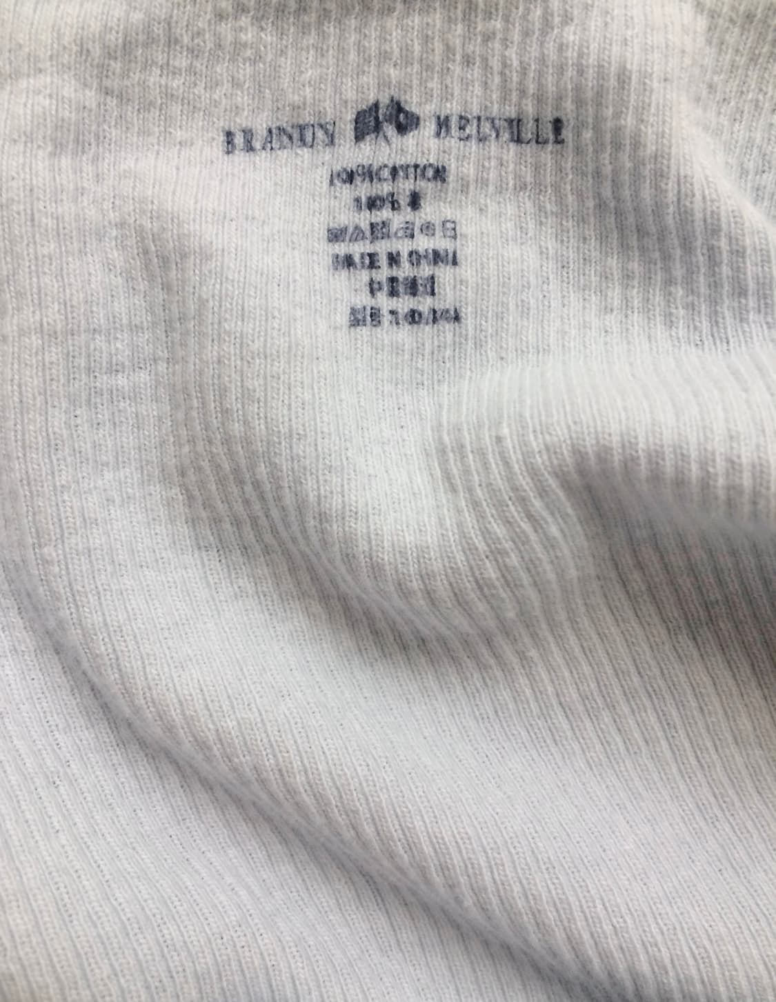 브랜디멜빌 젤리 리브드 탑 하늘색 베이비블루 상품이미지3