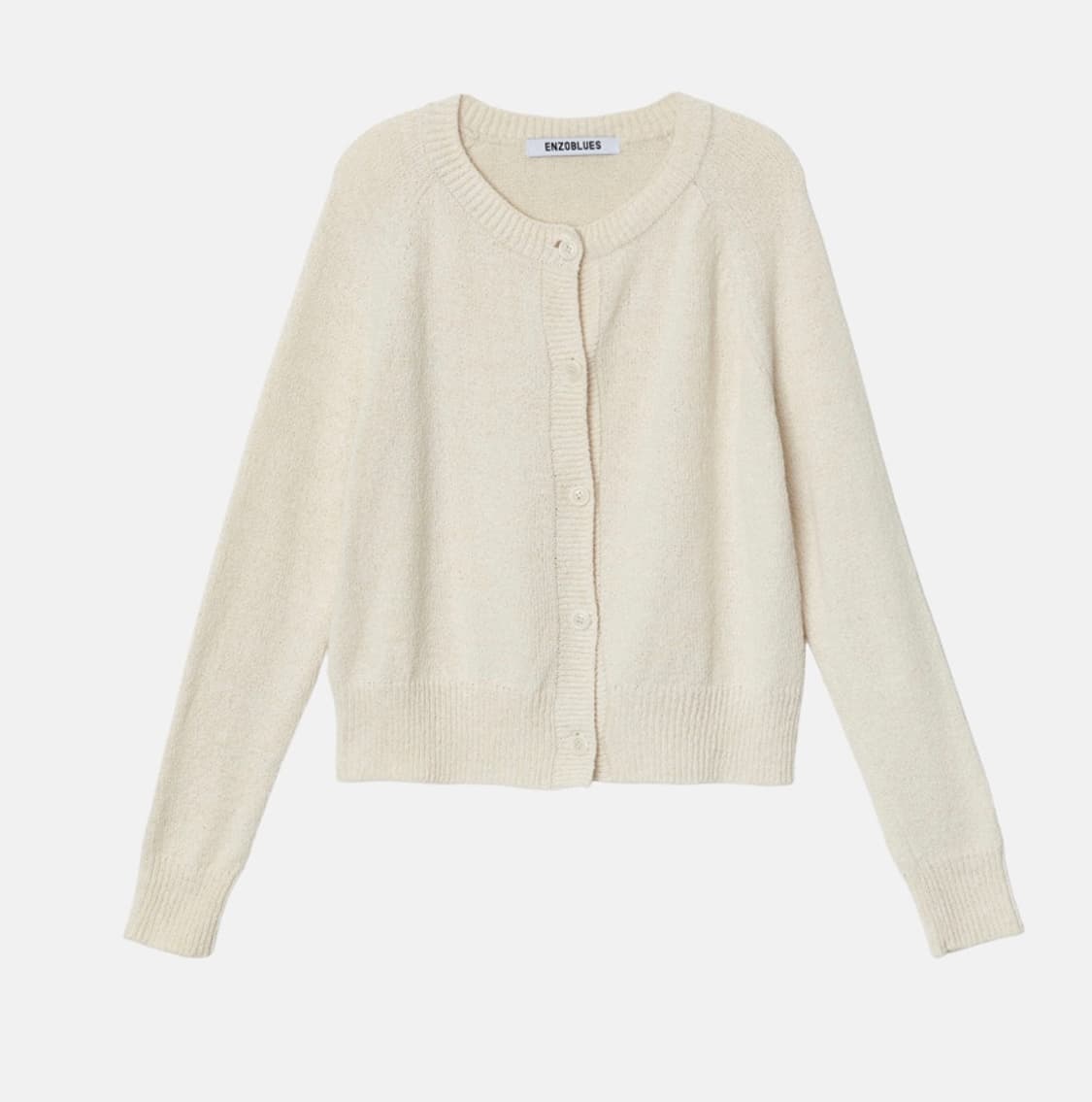엔조블루스 부클 가디건 크림 상품이미지1
